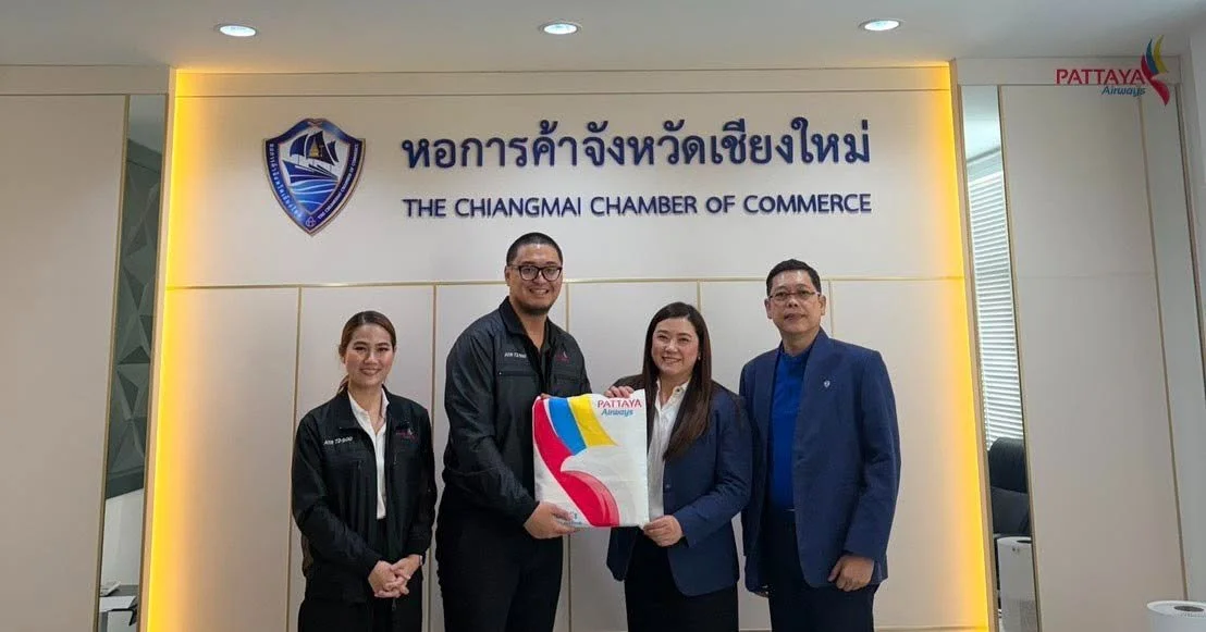 The Ground Operations and Commercial Department of Pattaya Airways met with the Chiang Mai Chamber of Commerce to discuss the business potential and strategic opportunities .