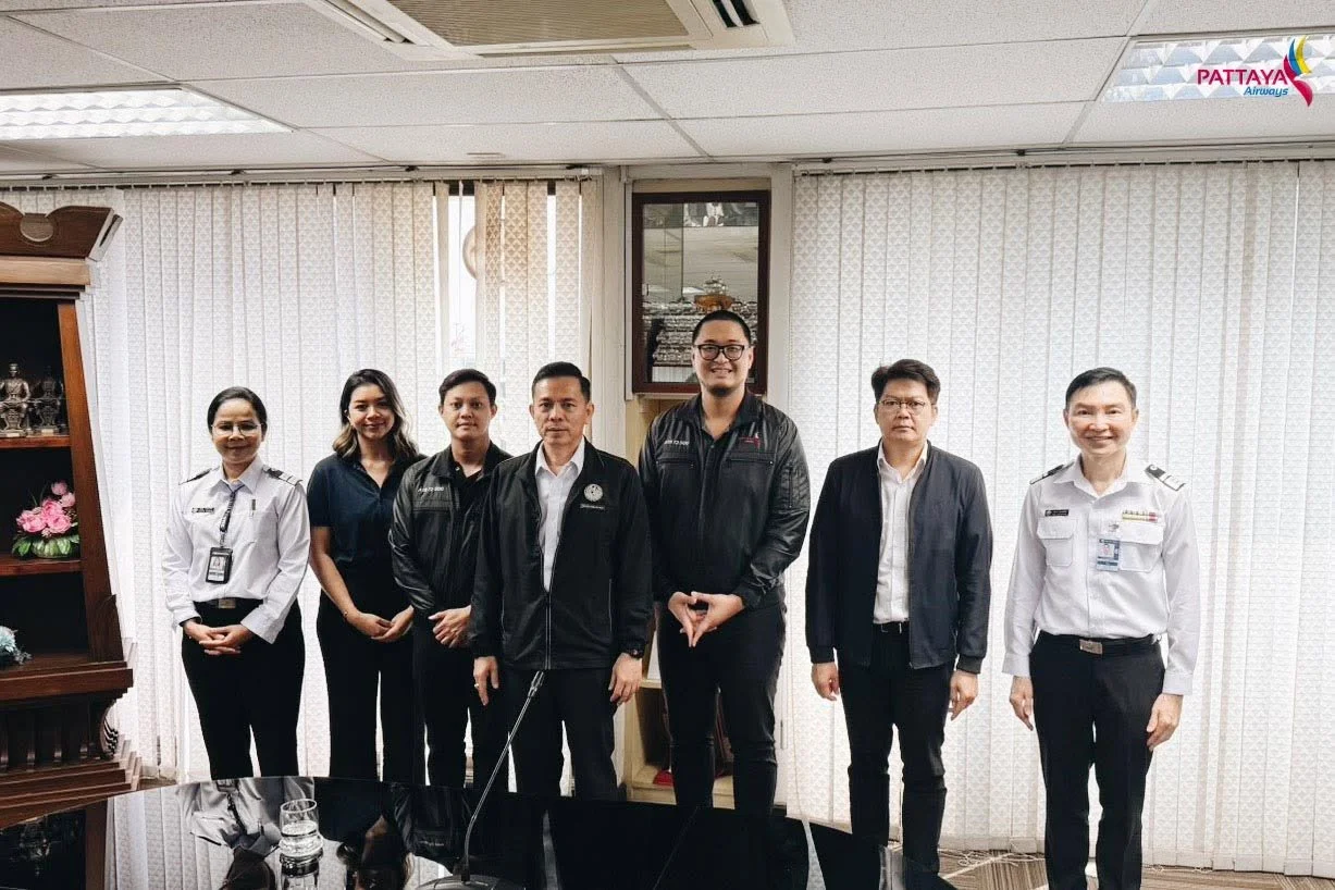 The Ground Operations and Commercial Department of Pattaya Airways visited Chiang Mai International Airport to discuss the operational preparations.