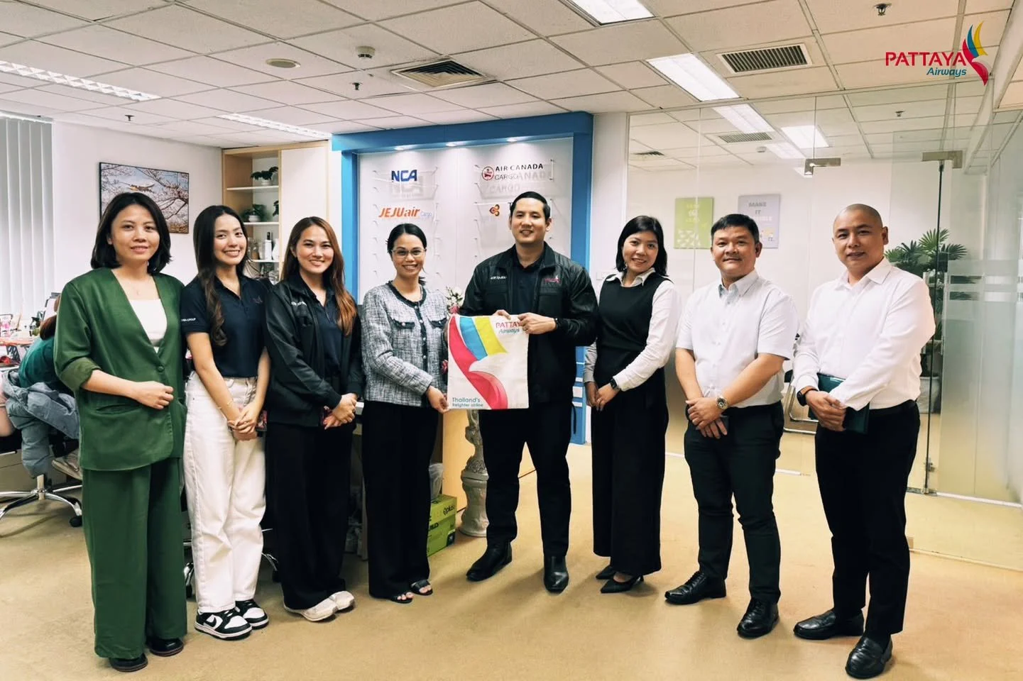 Ground Operations and Commercial Department team of Pattaya Airways Co., Ltd. traveled to Hanoi, Vietnam to meet with key customers and business partners.