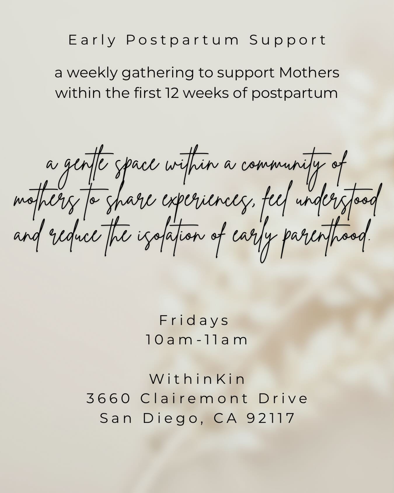 there&rsquo;s no bigger impact than community care 🤝

imagine a room &amp; sometimes an outdoor space filled with babies &amp; Mamas.

they&rsquo;re all new. 
new to this world &amp; new to this identity. 

and they need a minute to breathe. 
to lan