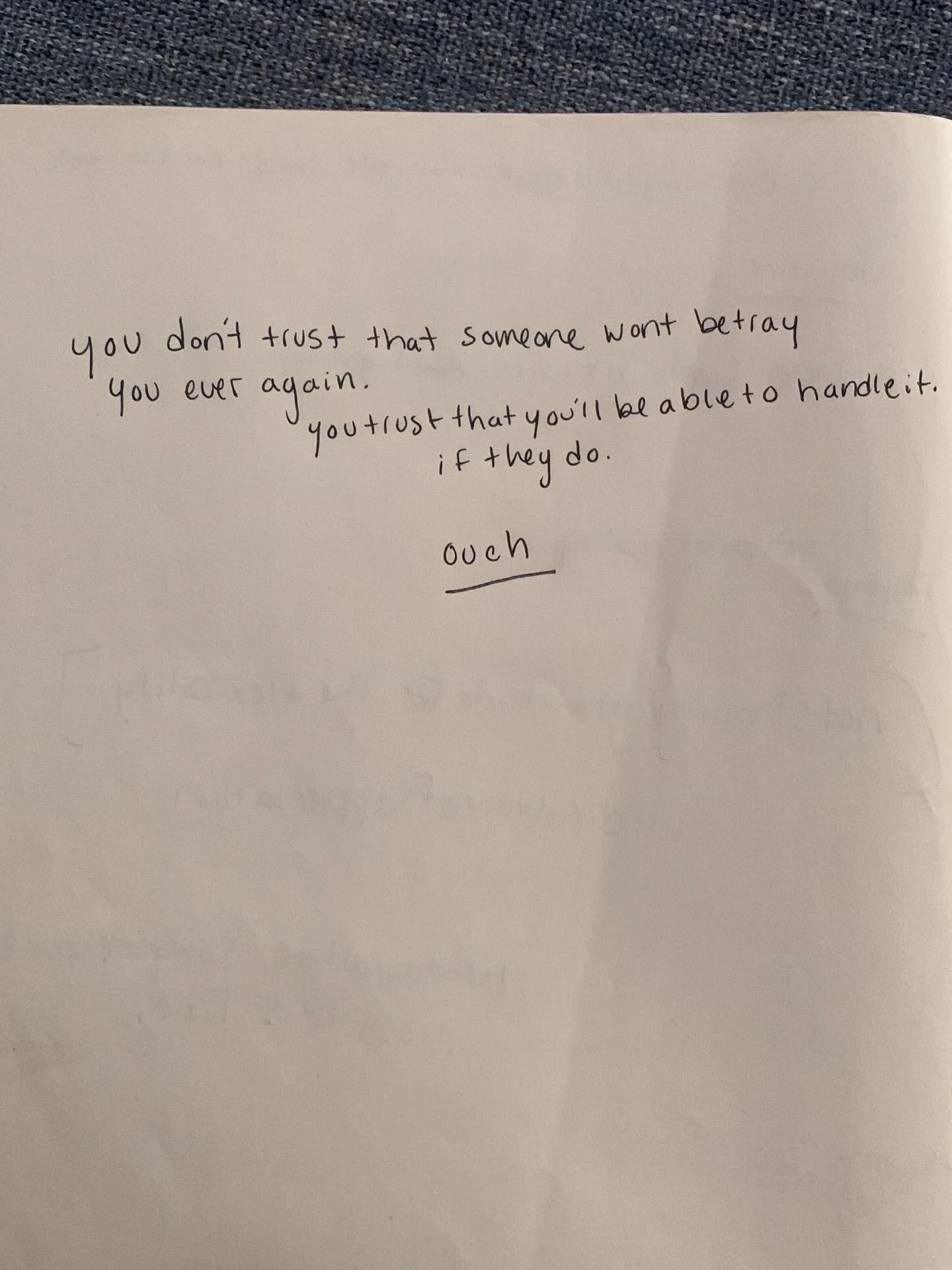 musings from a therapists notebook

#therapy #therapist #mentalhealth #relationships #fyp