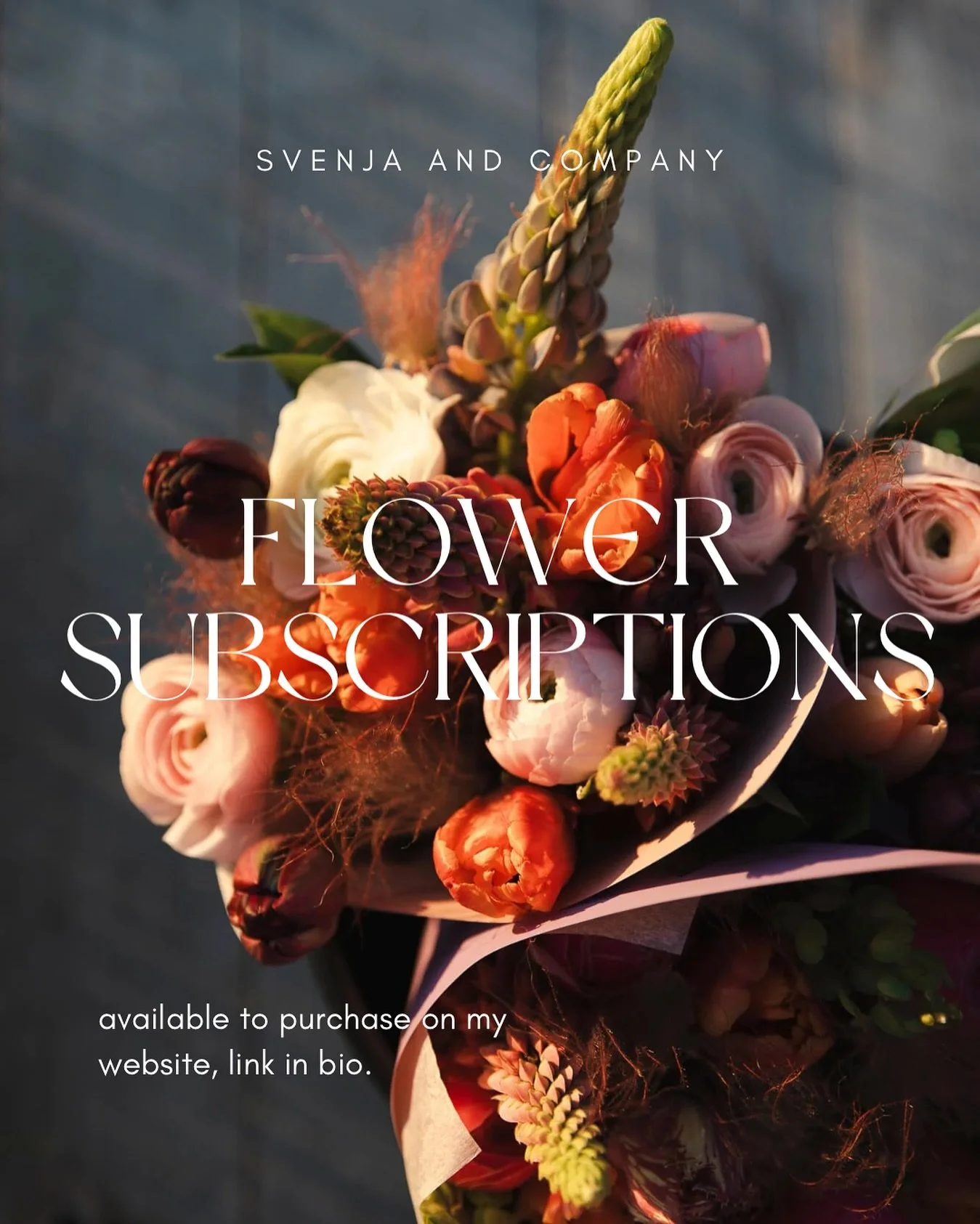 Connecting with you through the art of flowers brings me the greatest joy.

My 2025 Flower Subscriptions are now available for purchase  on my website. Each bouquet is thoughtfully designed with meticulous attention to detail - from the freshest bloo