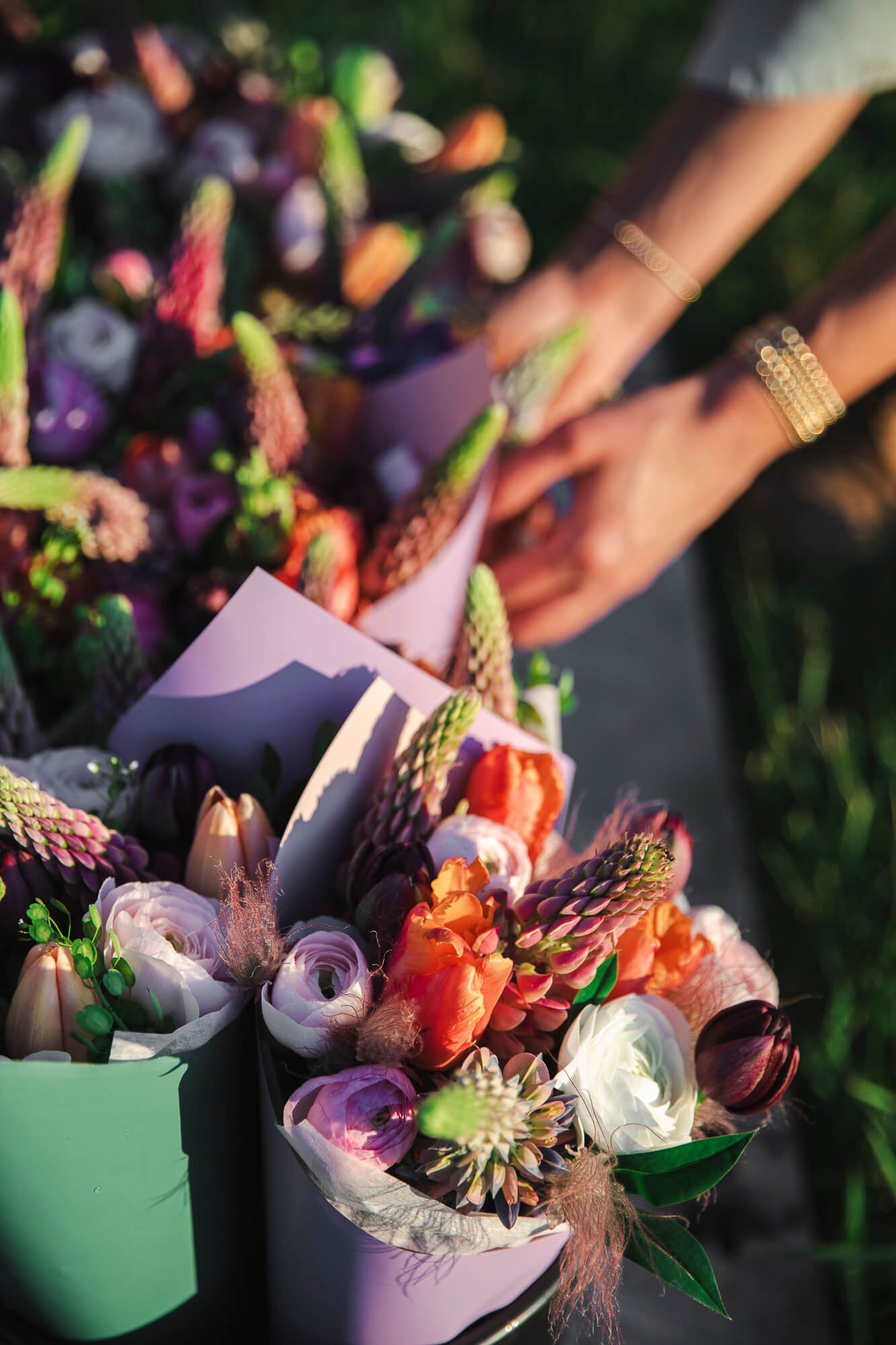 flower bouquets, flower farmer Traverse City..jpg