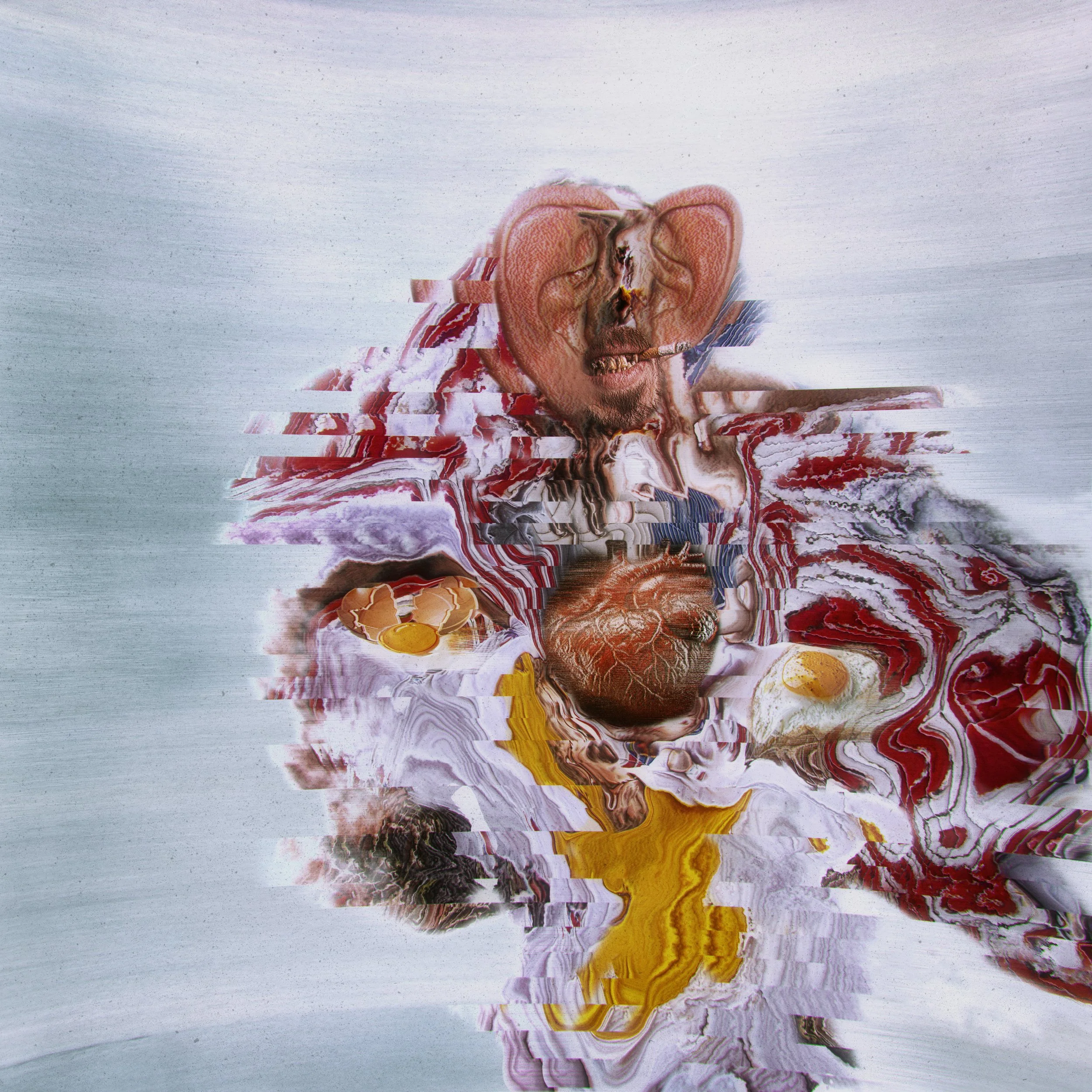 In the transfiguration between Michael and the werewolf — 03. Artwork by Oscar Enderstein.