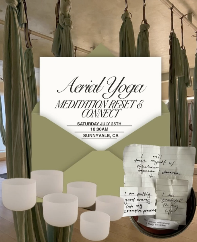Aerial Yoga, Meditation, Reset &amp; Connect