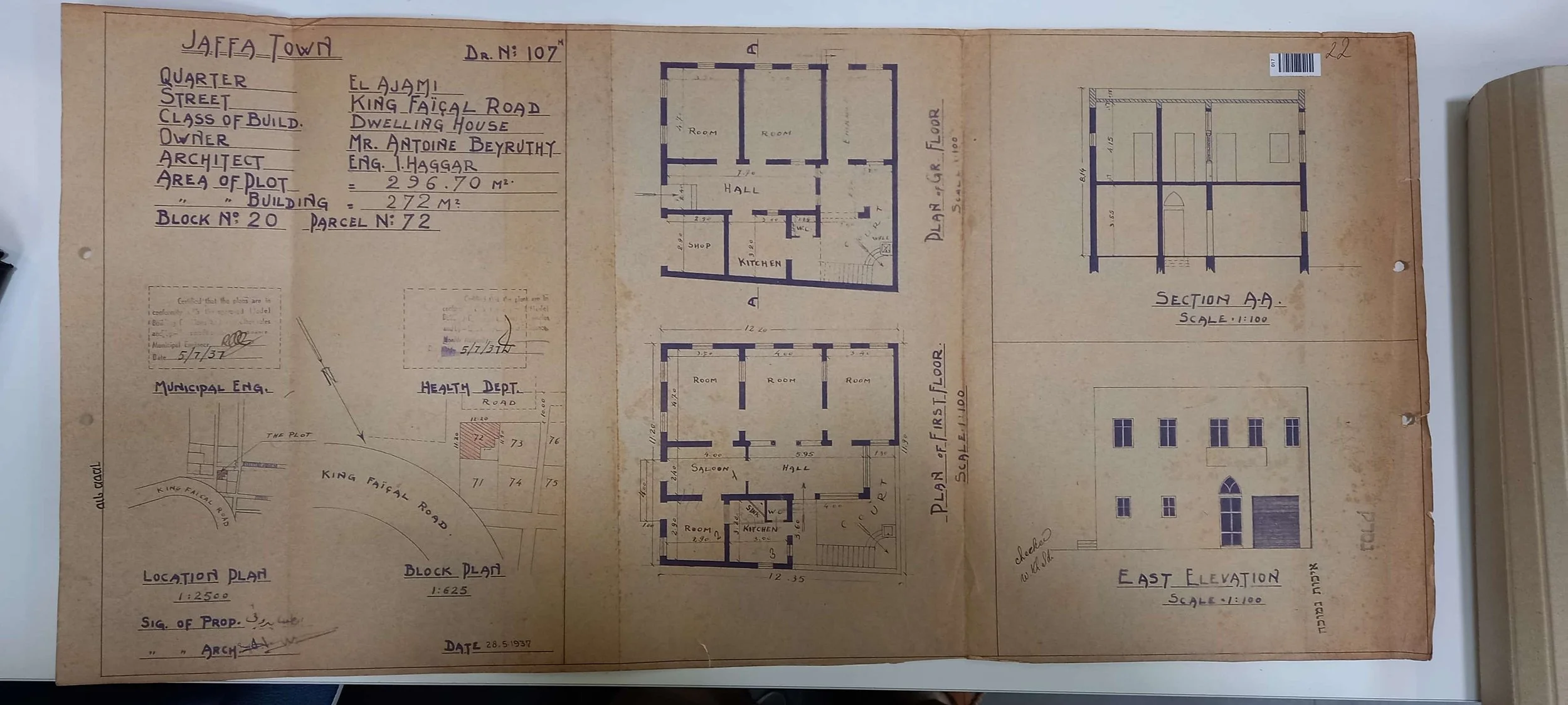  Architectural Plan p.1 