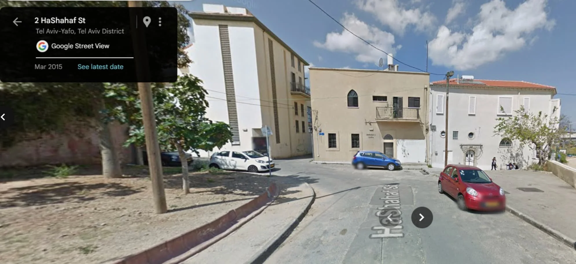  Antoine Bichara Berouti’s house (center), Google Street View image captured in March 2015. The exterior appears to have been repainted. 