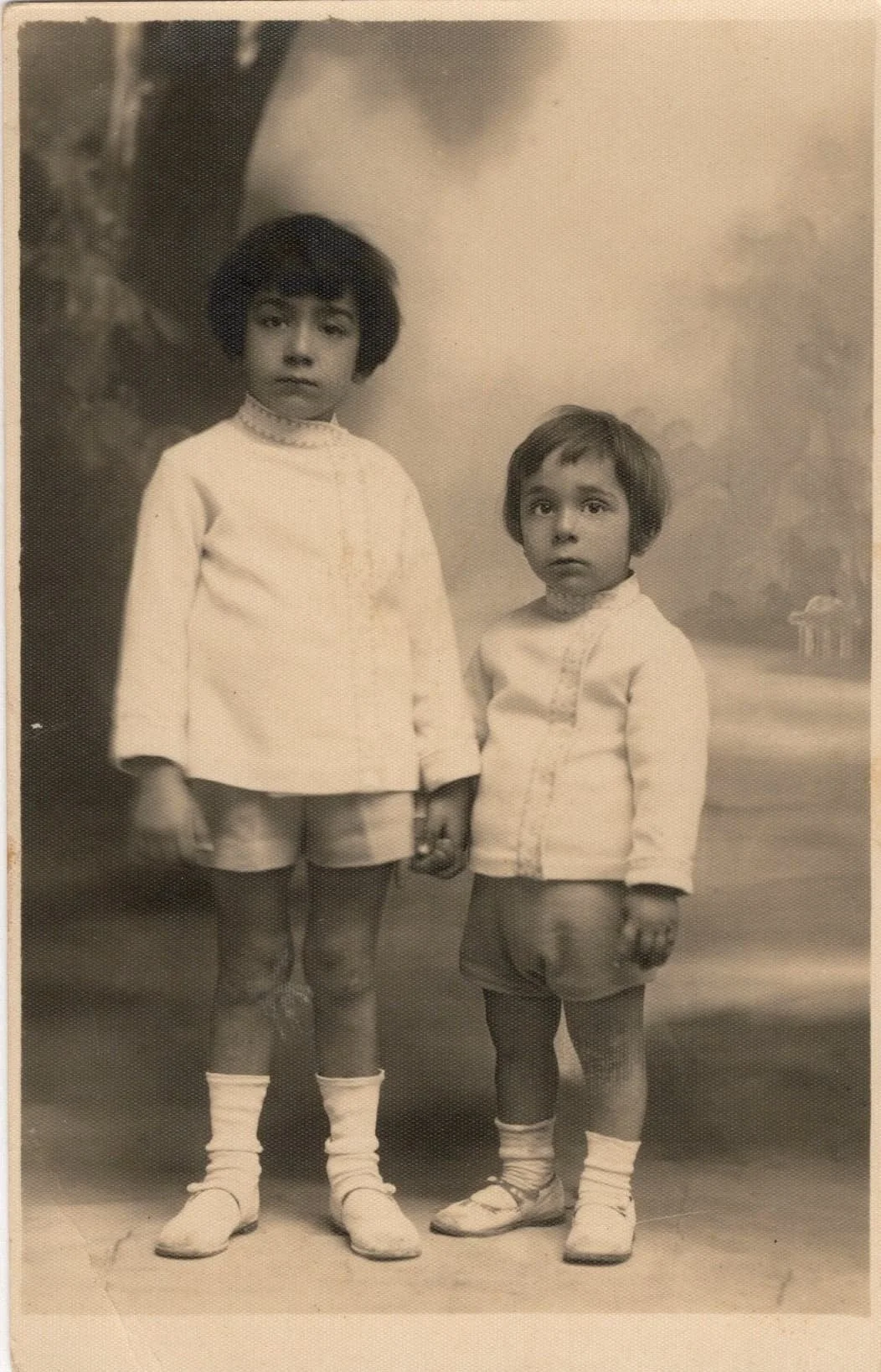 Michel (left) and Robert Berouti, Jaffa, ca. 1933