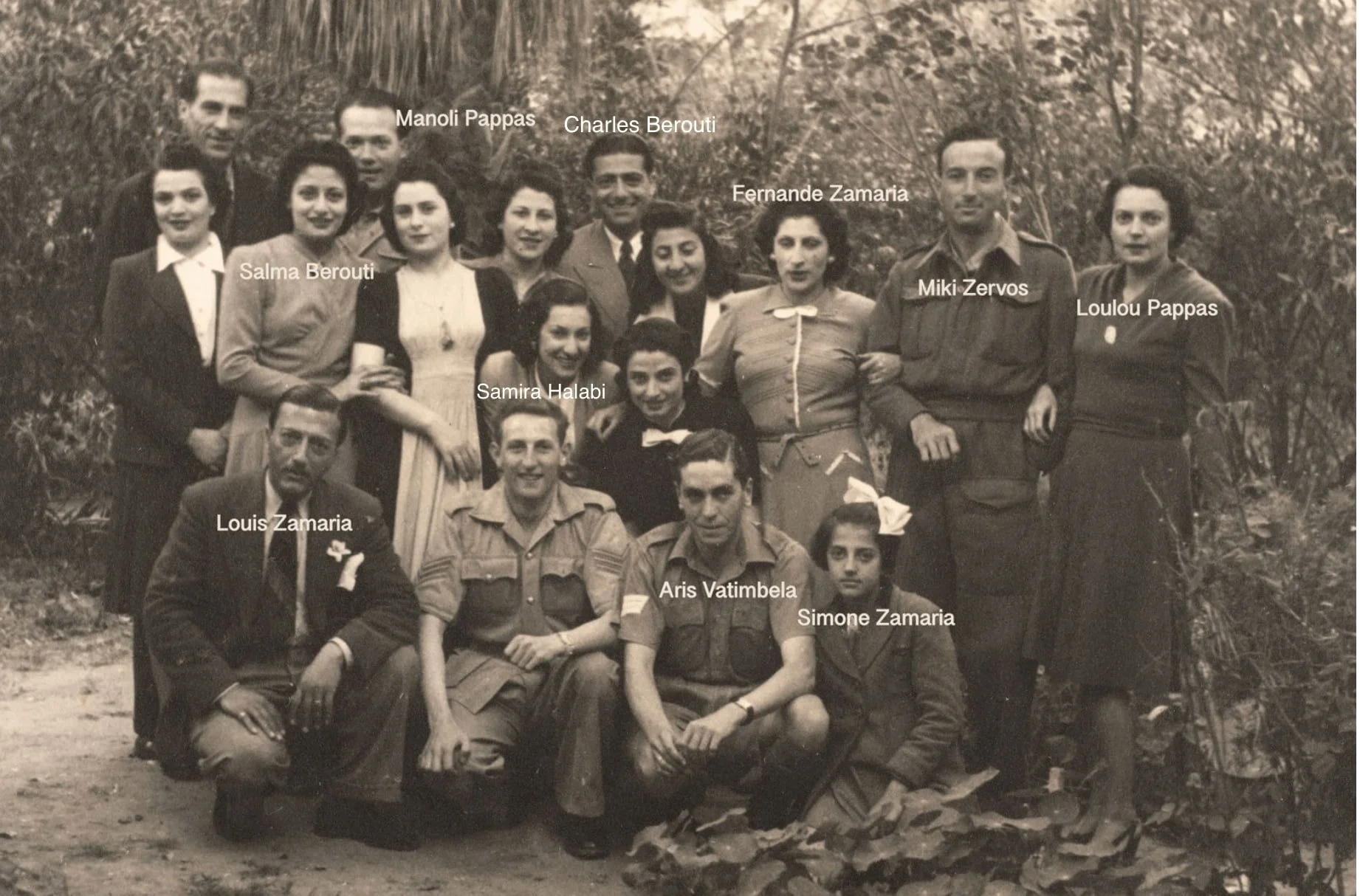 Friends in Jaffa, 1942
