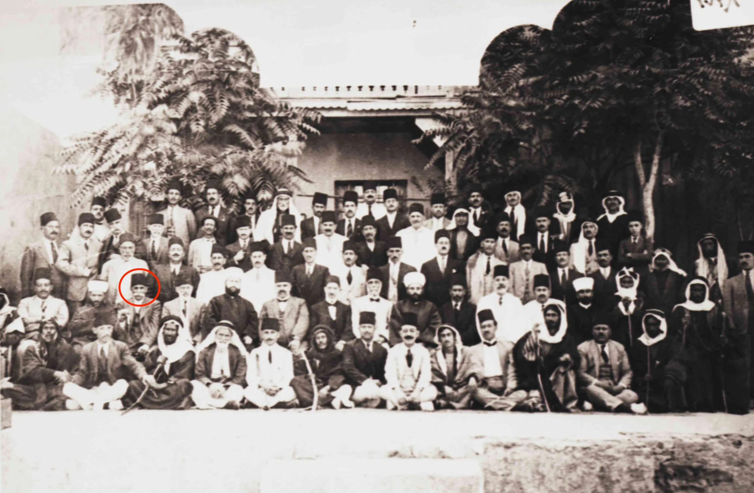Michel Berouti, 6th Palestinian National Congress, Jaffa, 1923