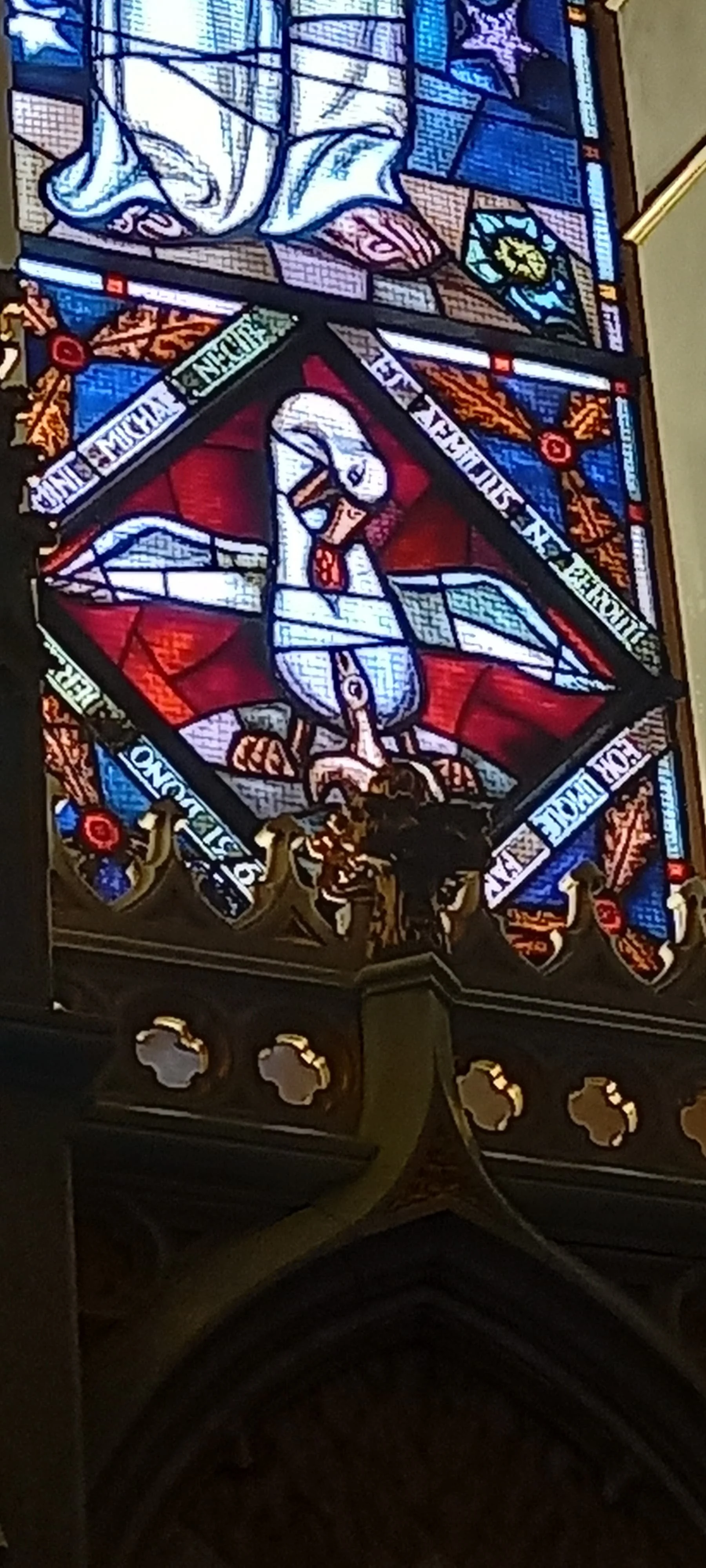 St-Anthony Latin Church Berouti stained-glass window