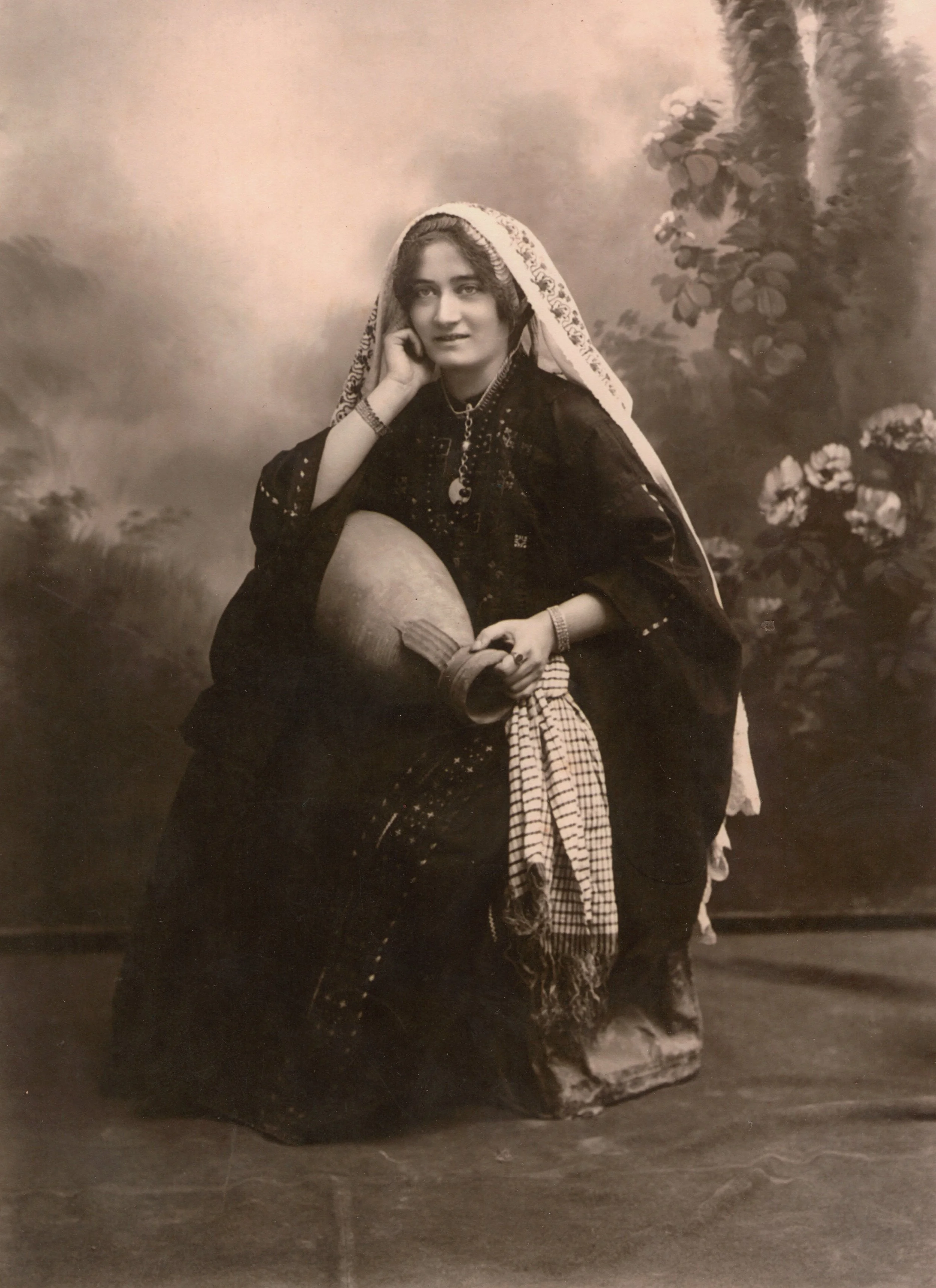 Victorine Berouti (née Zamaria), Jaffa, ca. 1924