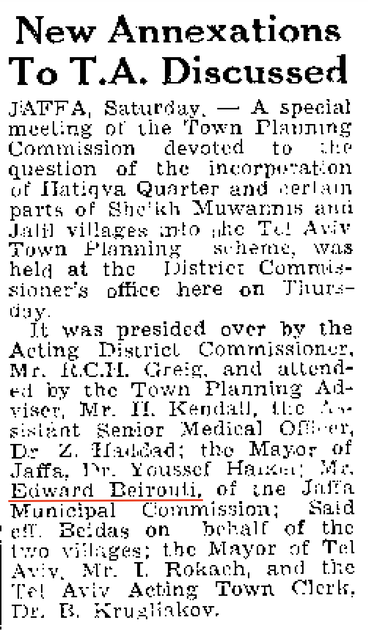 The Palestine Post, 2 September 1945.