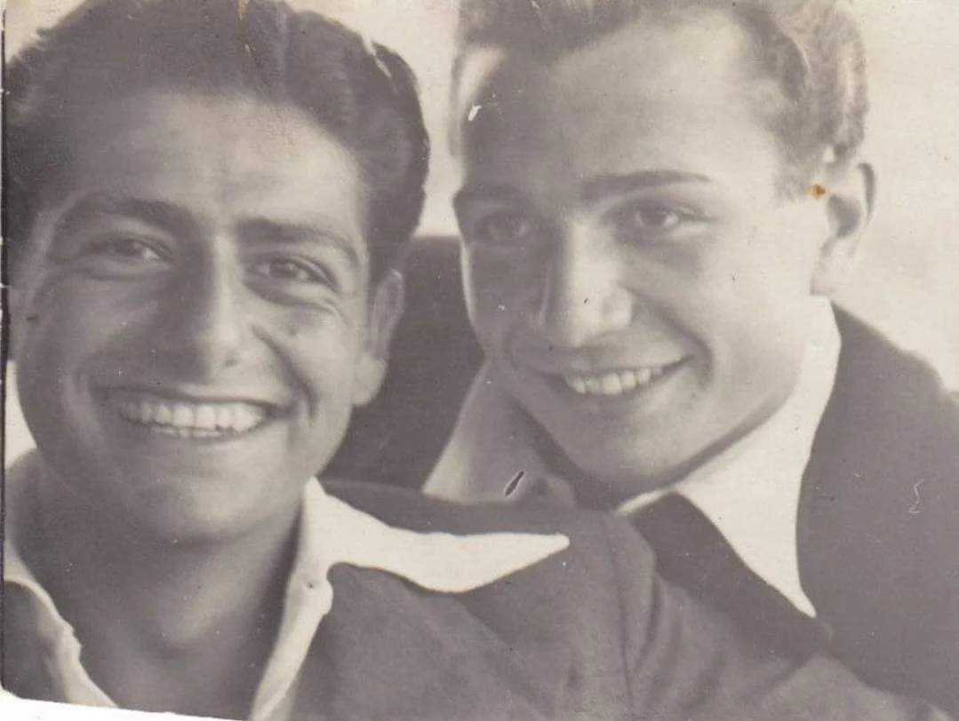 First cousins Charles Emile Berouti (left) and Antoine Gebran Berouti