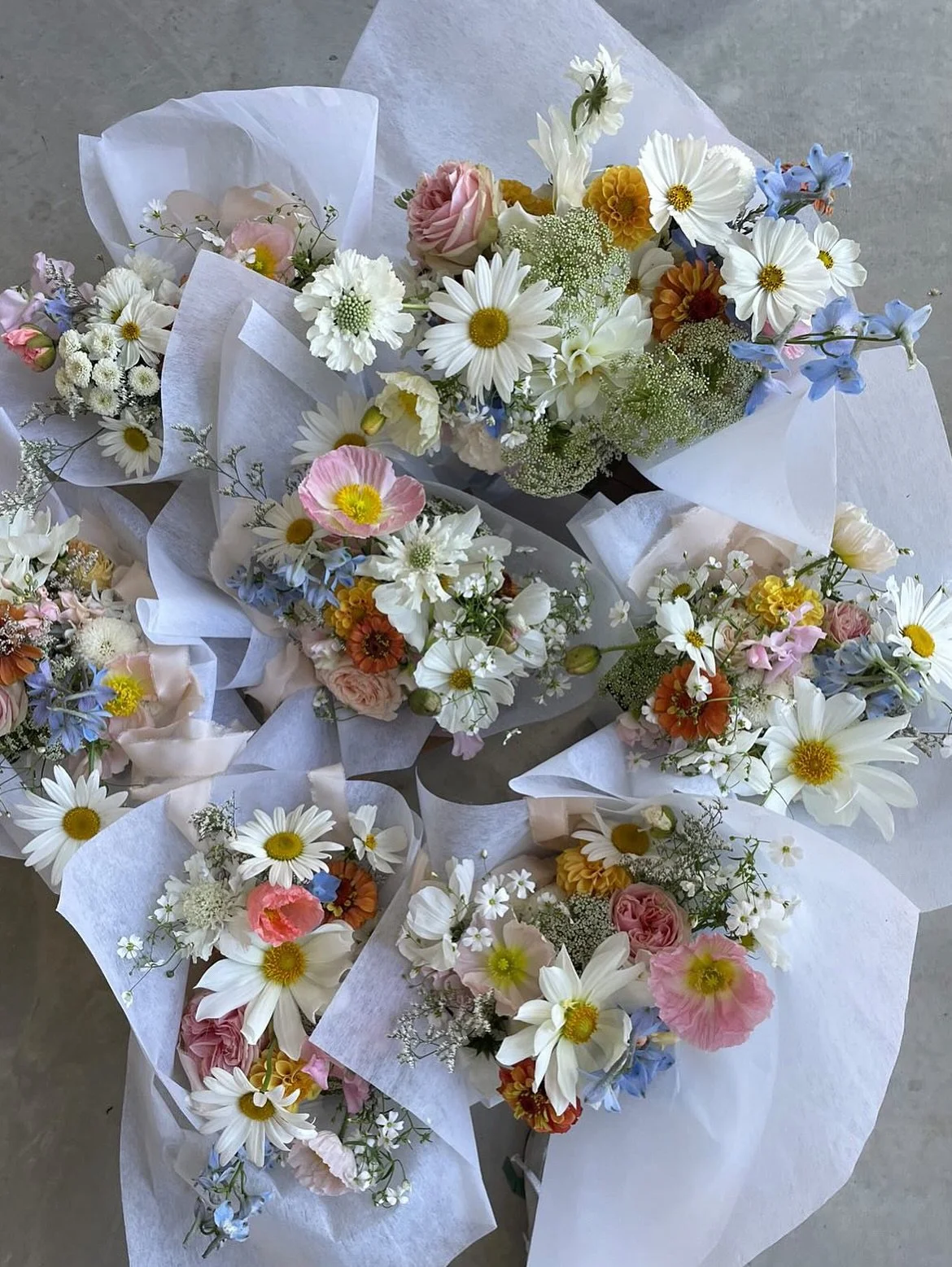 Danity little darling bouq&rsquo;s for Claire and her girls 🤍