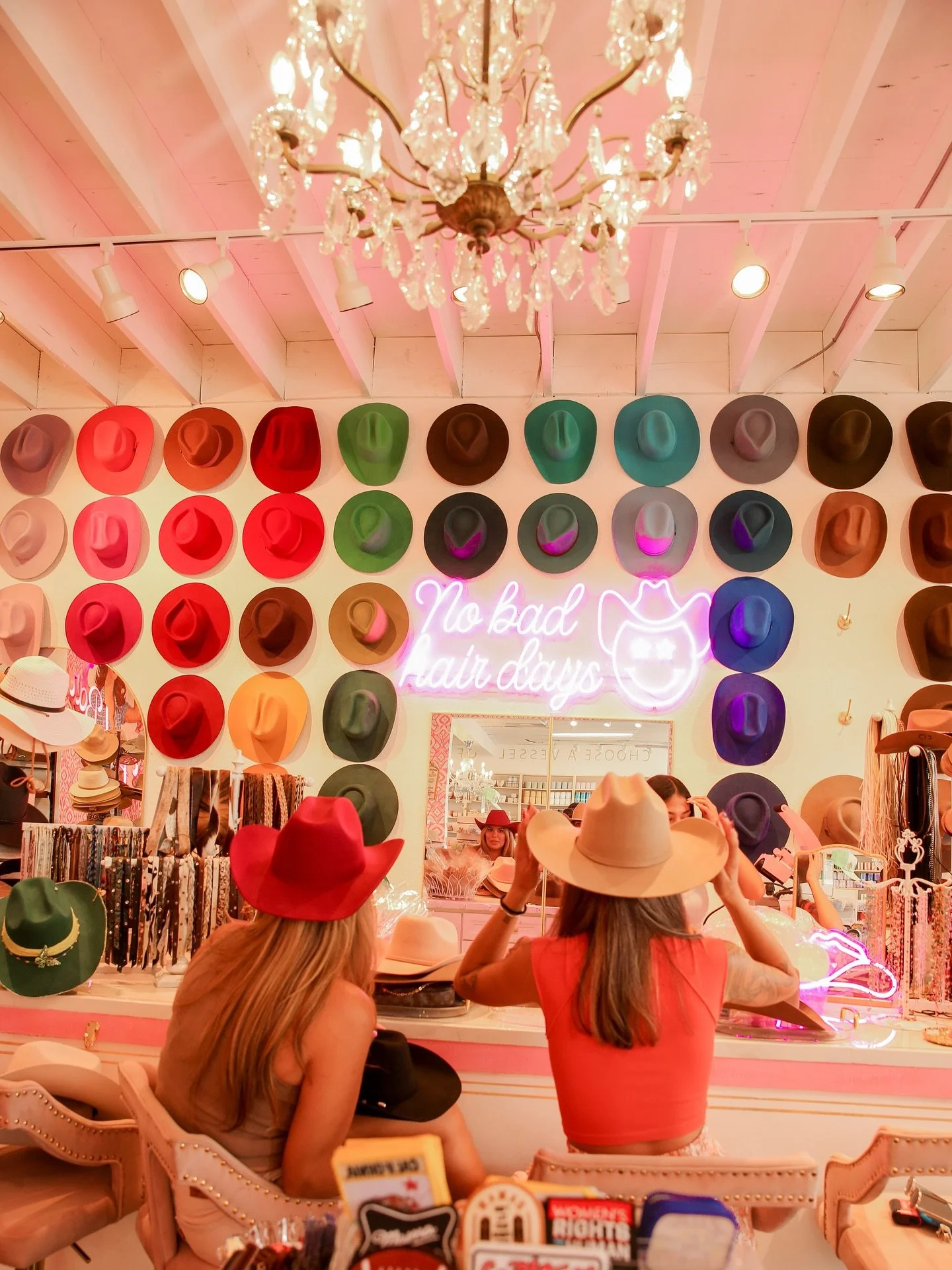 🌴🤠 HAT BAR GIVEAWAY 🤠🌴

Saddle up, hat lovers&hellip; it&rsquo;s giveaway time! ✨ We&rsquo;re treating 3 lucky winners to a FREE cowboy or rancher hat customization at any of our Hat Bar locations: Carlsbad, Palm Desert, or Coronado!
And that&rsq