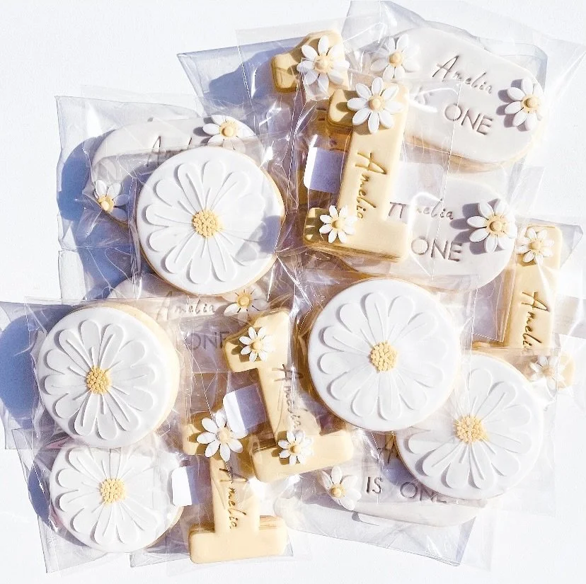Daisy detailed cookies 🌼