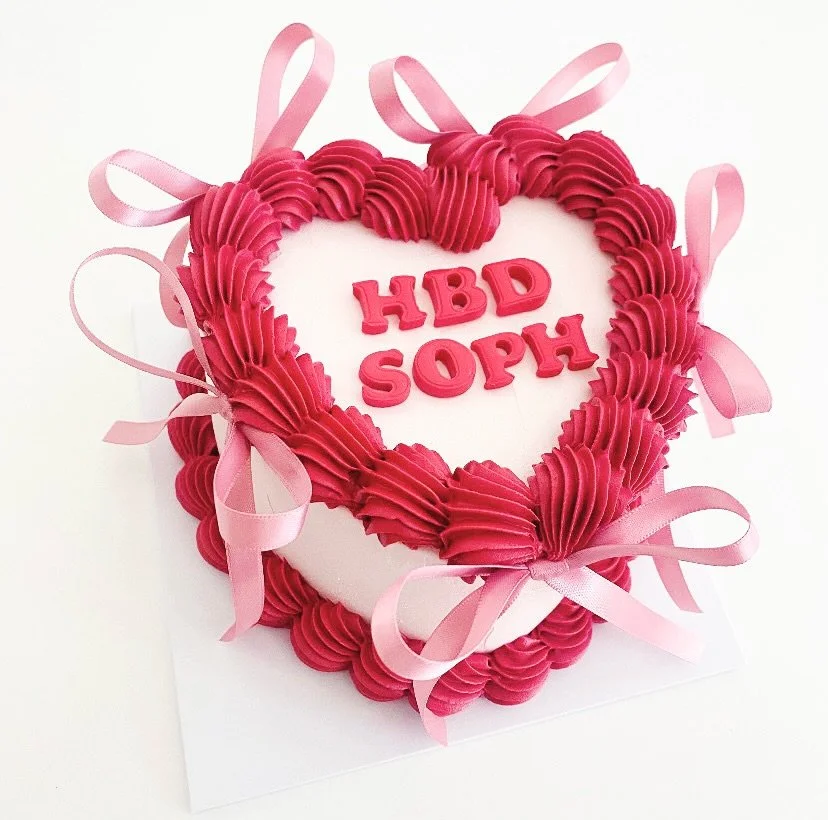 Pink and red mini heart ❤️🩷🎀