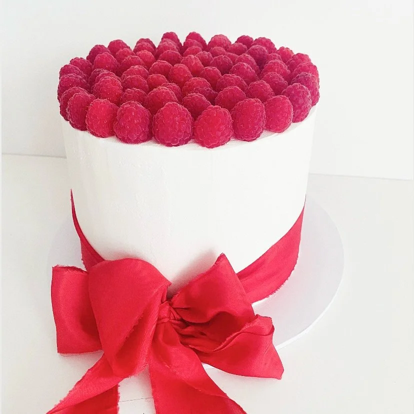 Raspberries and silk ribbon ❣️