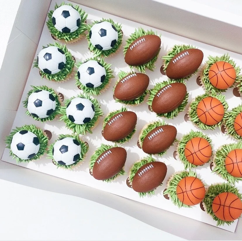 Mini cupcakes ⚽️🏀🏈