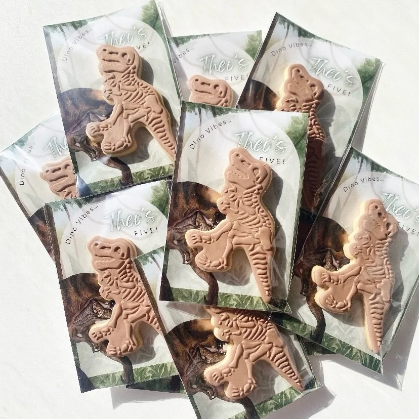 Party favour cookies 🦖

#dinosaurcookies