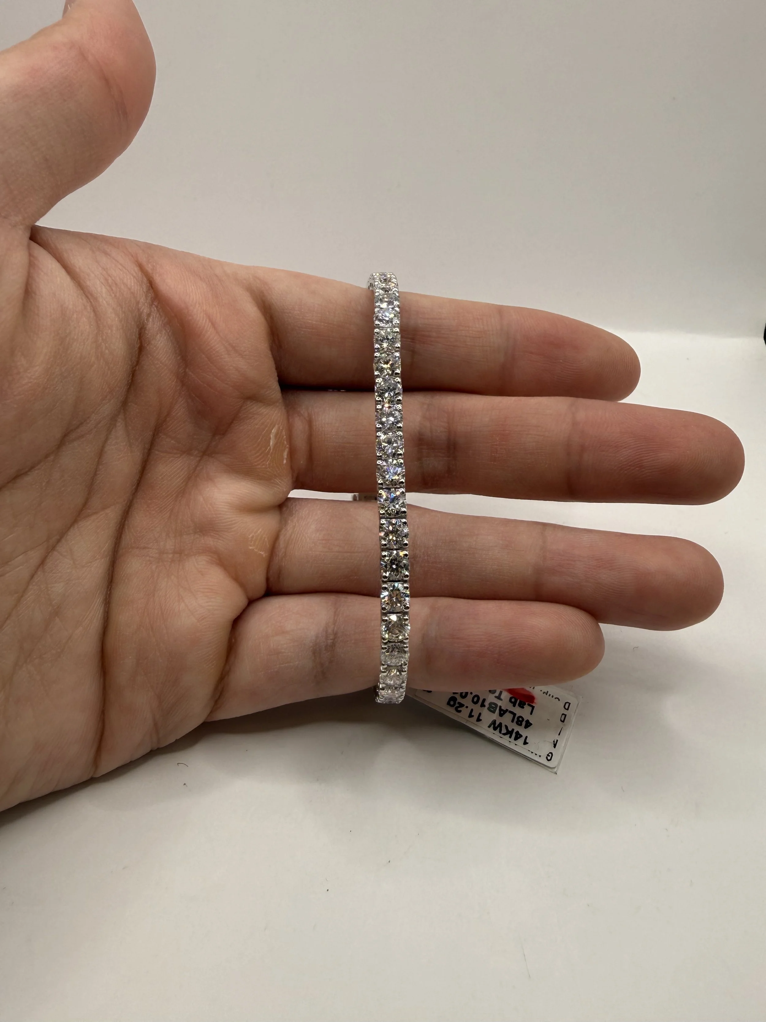 14KW Lab Tennis Bracelet