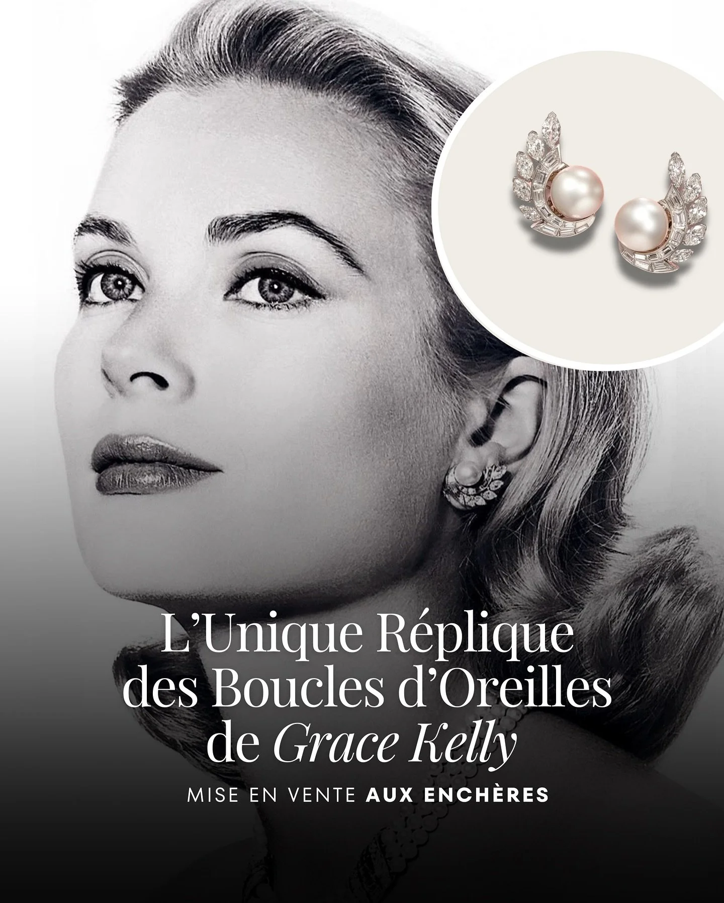 Des boucles d&rsquo;oreilles de princesse 🥹

Mises en vente il y a quelques jours par @woolleyandwallissalerooms, cette r&eacute;plique unique des boucles d&rsquo;oreilles port&eacute;es par Grace Kelly le jour de son mariage avec le prince Rainier 