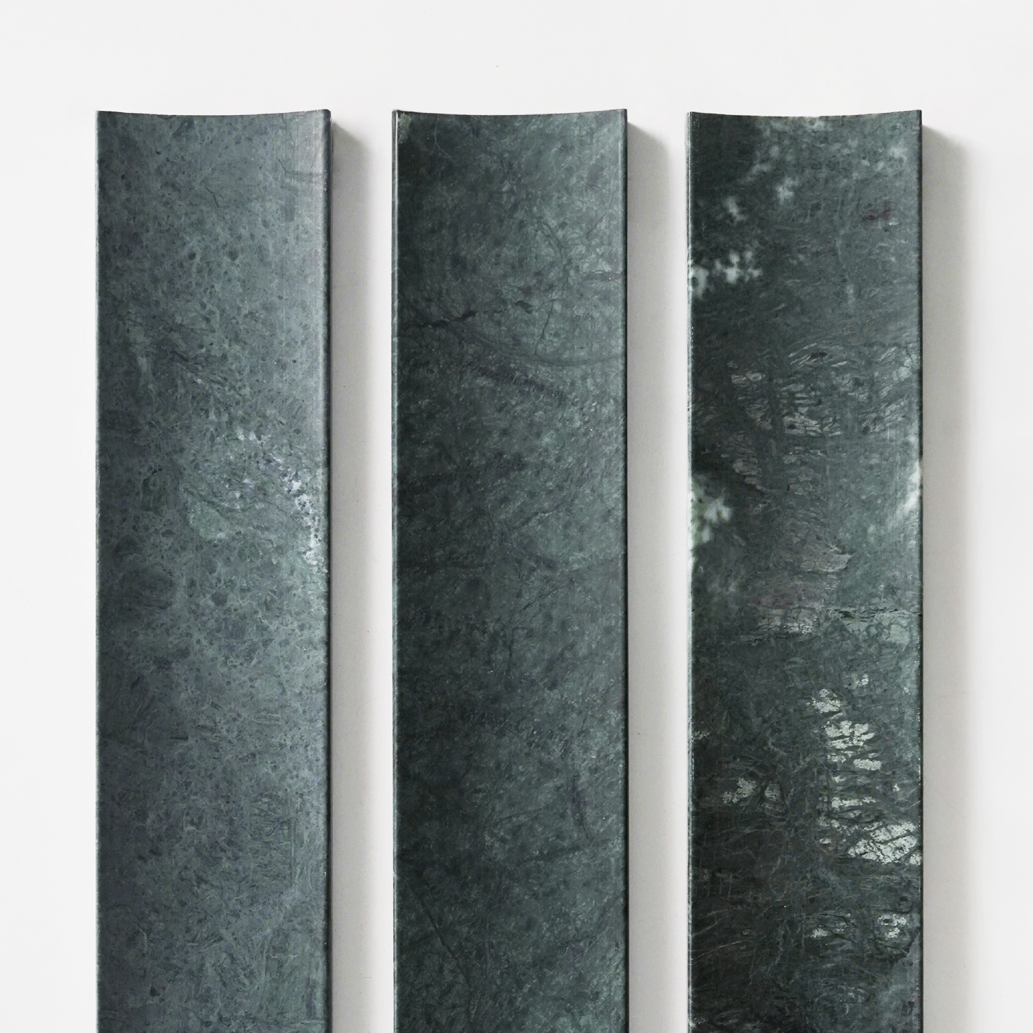 Concave Strip  |  Verde Green Marble