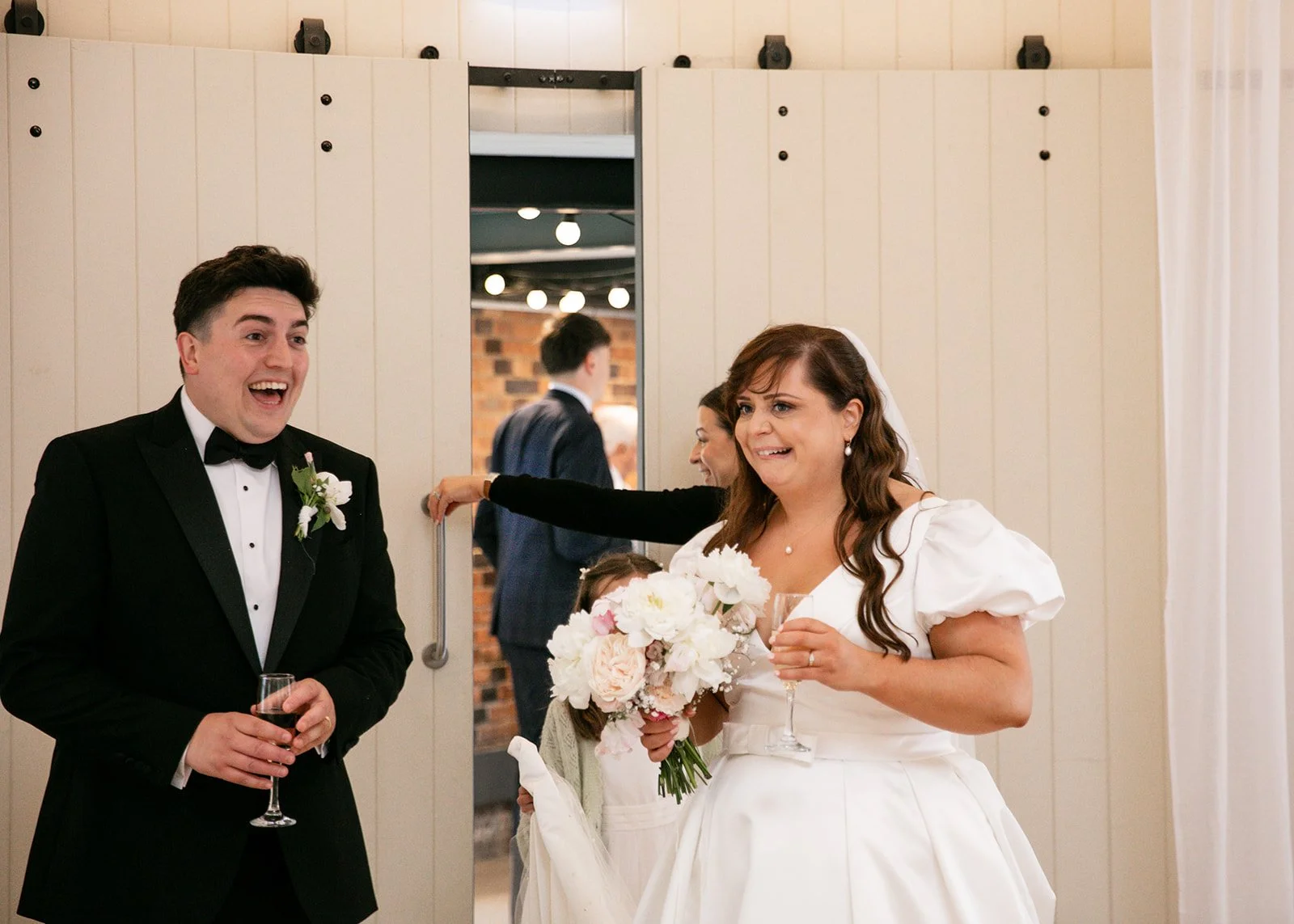 Wedding reception first reaction