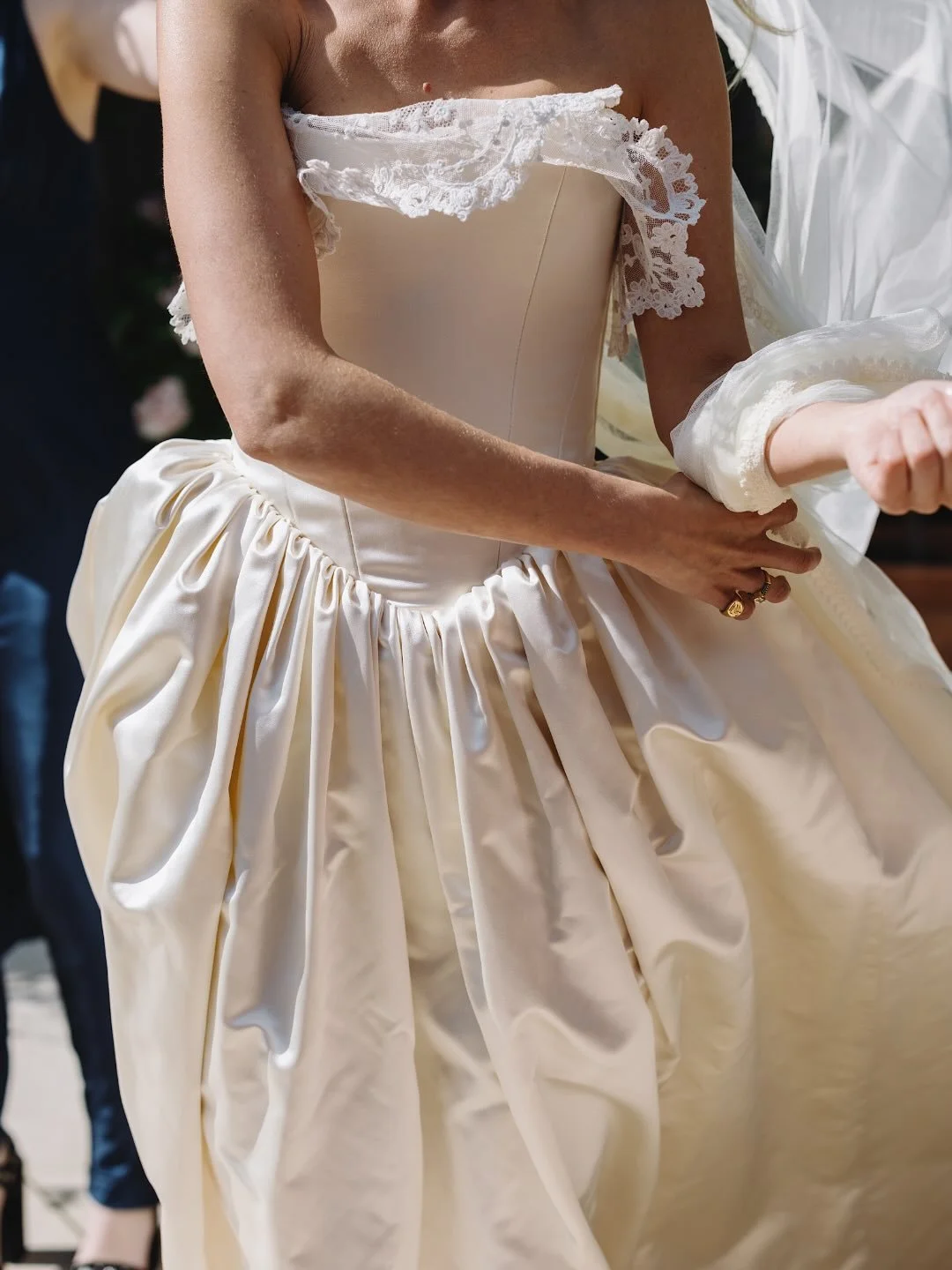 Taking a moment for our beautiful bride K&rsquo;s dress, outfit and general overall vibe, how stunning does she look 

Photography @wolfshootsweddings 
Dress @emmabeaumontatelier 

#weddingplanning #weddingstyling #weddingdesign #weddinginspiration #