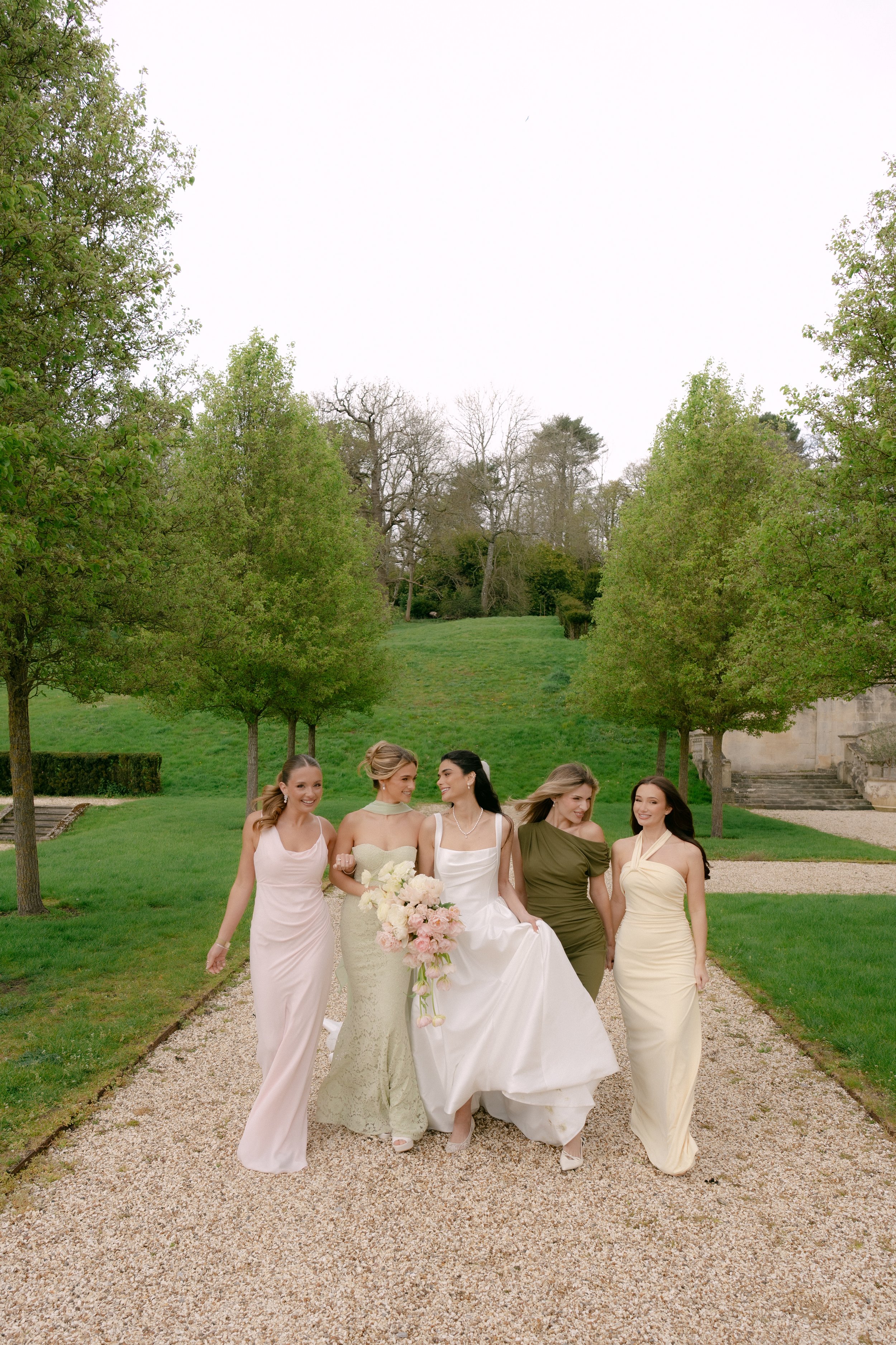 Bridesmaids portraits at your wedding venue