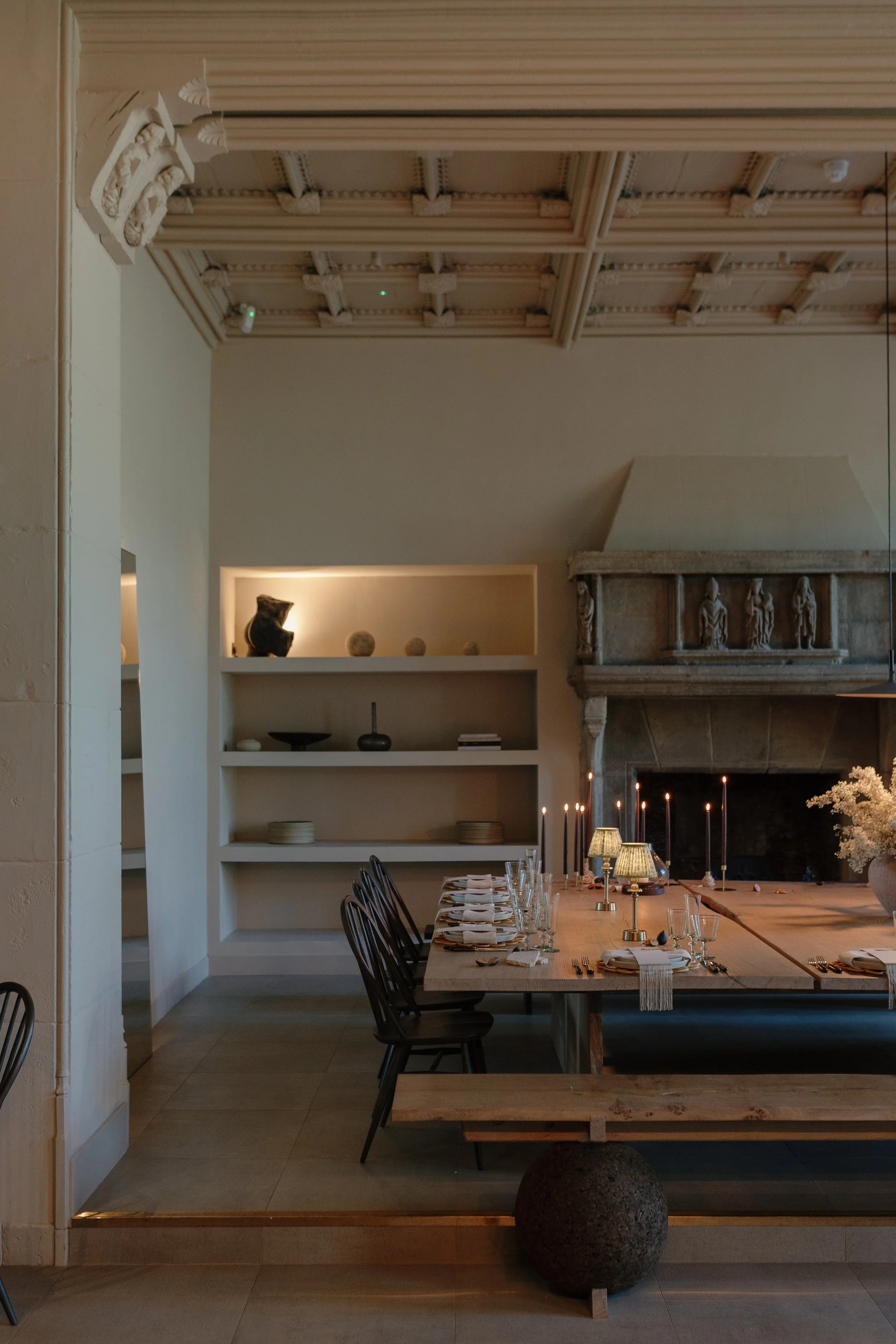 Elegant dining room at Denton Reserve 