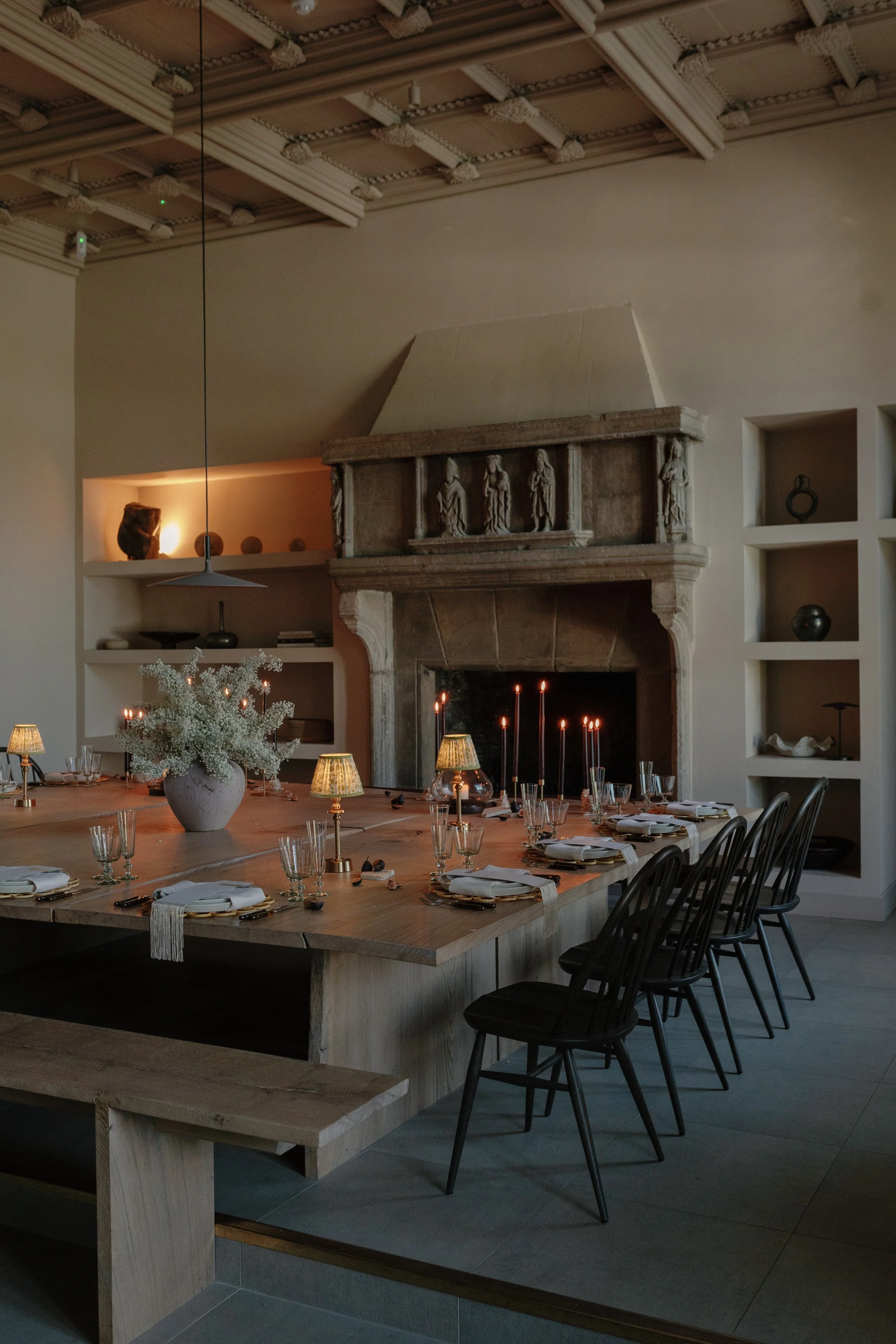 Intimate wedding breakfast 