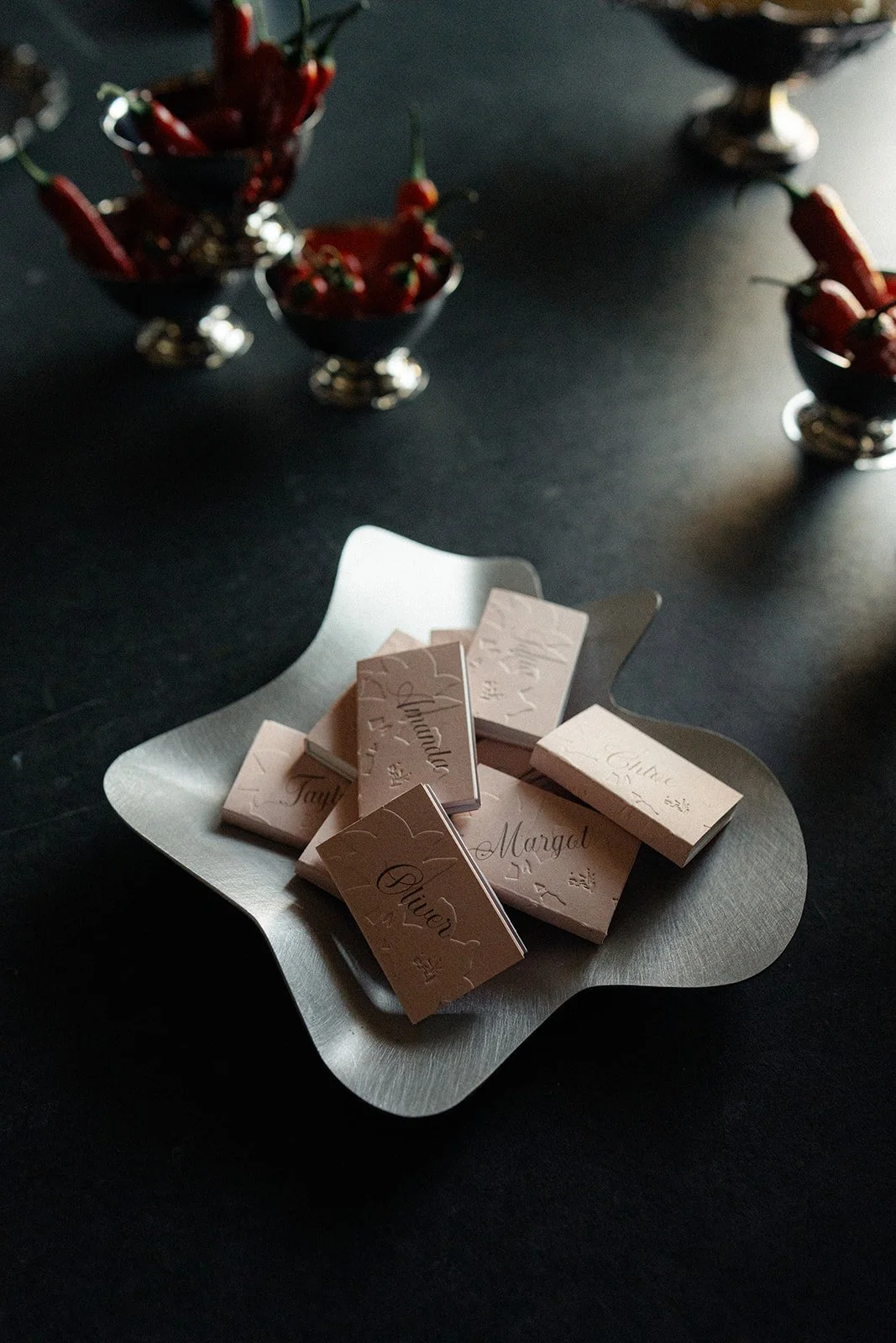 Personalised wedding details