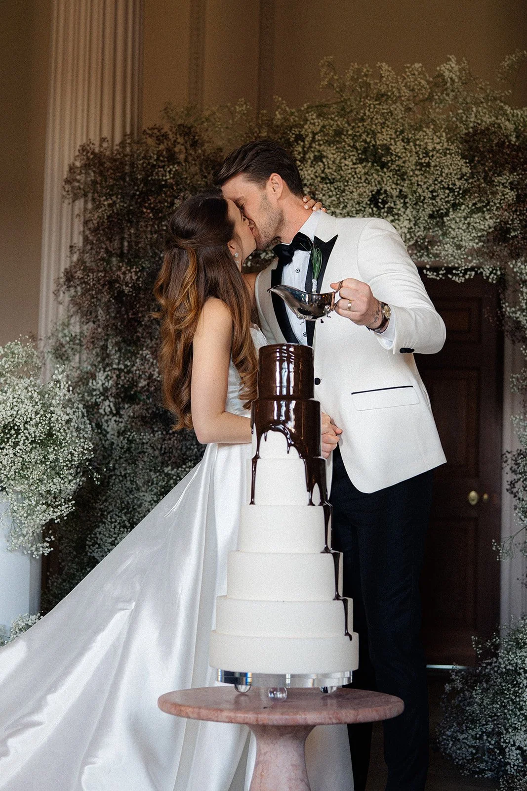 Chocolate wedding cake 