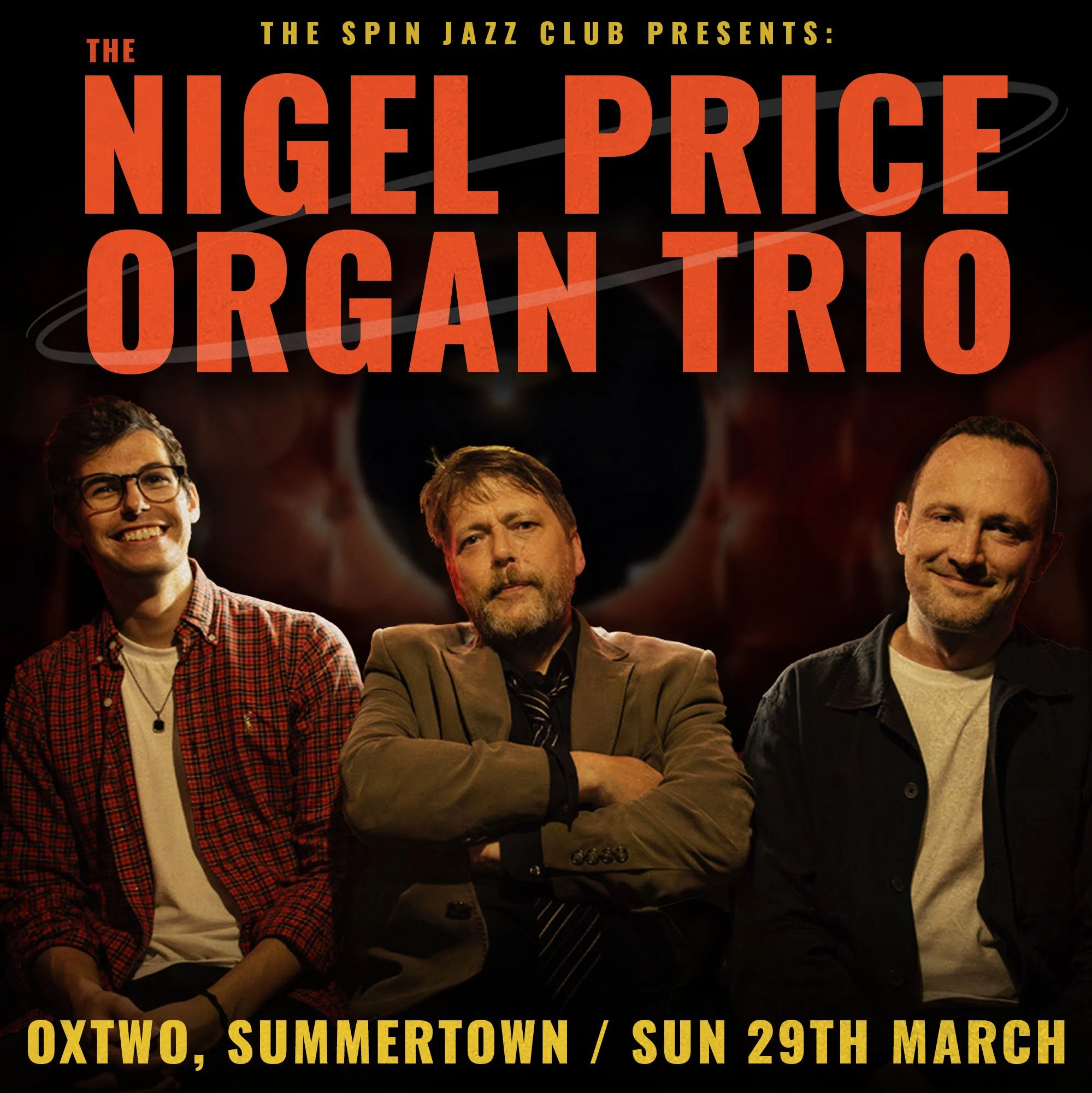 The Spin Jazz Club present The Nigel Price Organ Trio