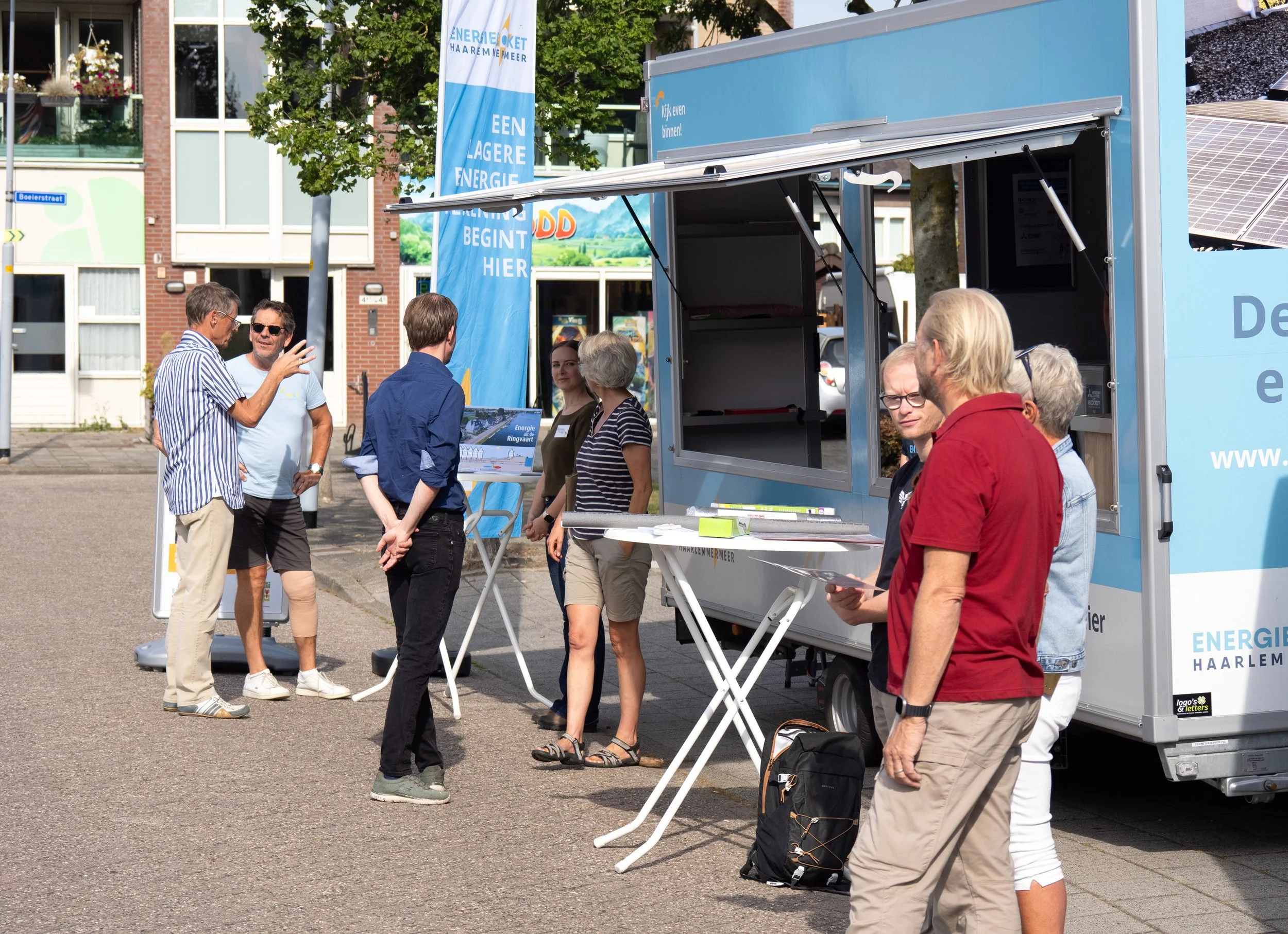 Mobiele pop-up in Burgerveen