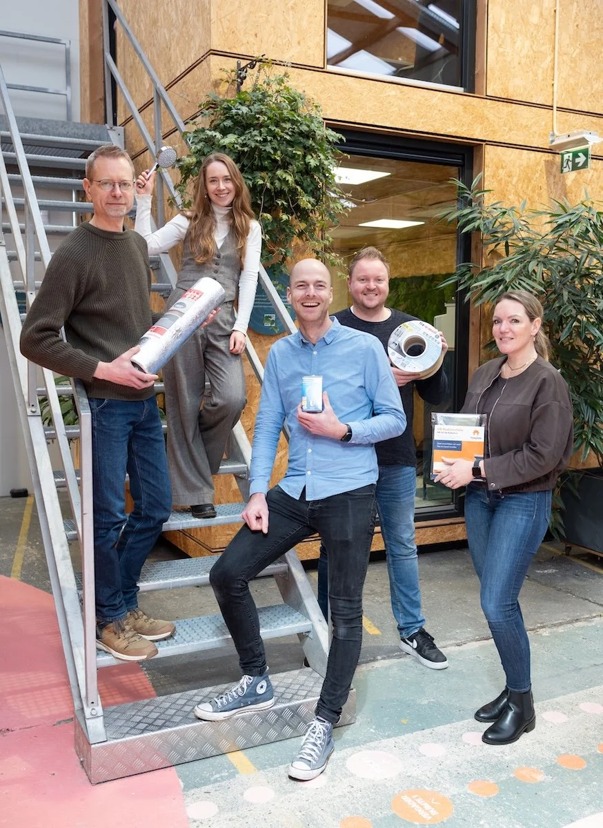 Het energieteam van Energieloket op de foto