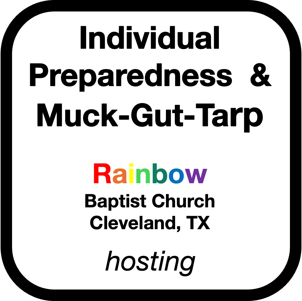 Individual Preparedness & Muck/Gut/Tarp