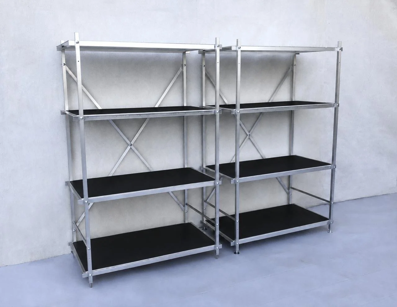 Black Short Stack Counter Height Display