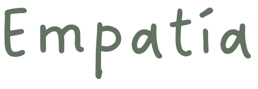 La palabra "Empatía" en letra cursiva.