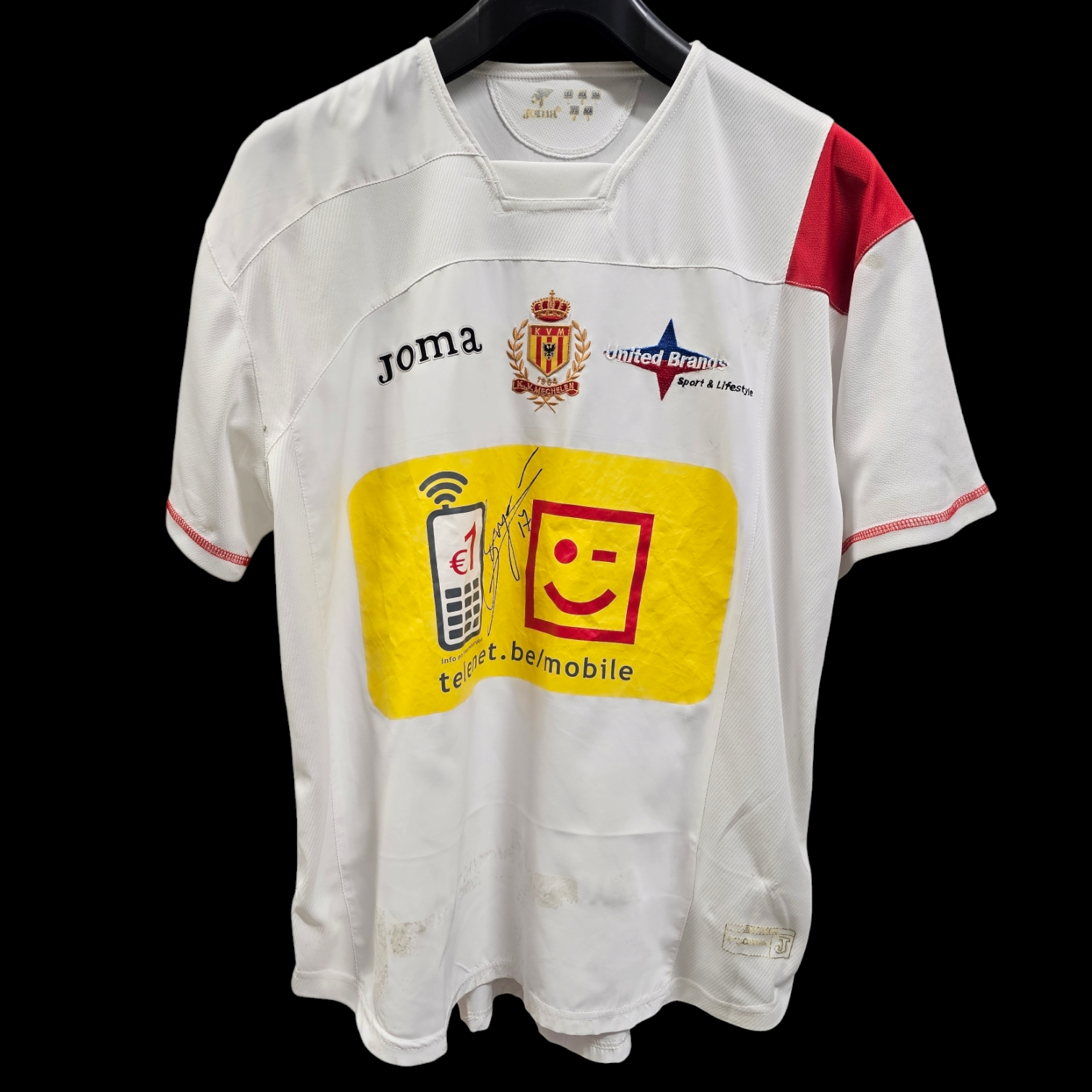 Eenmalig shirt, gedragen in de wedstrijd tegen KVK in seizoen 2009-2010