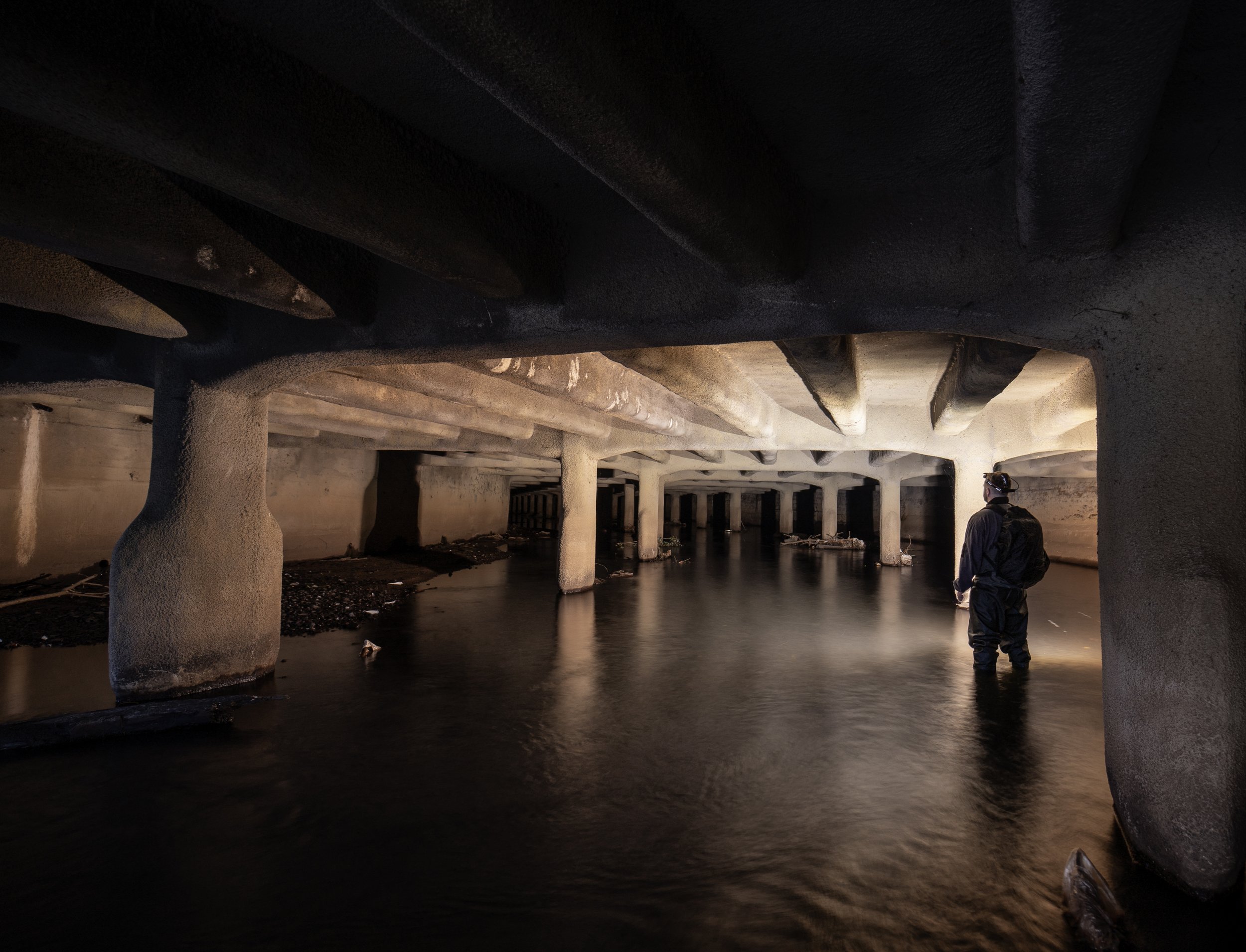 In recent years a mass amount of spraycrete has been used to ensure the culvert stays fit for purpose.