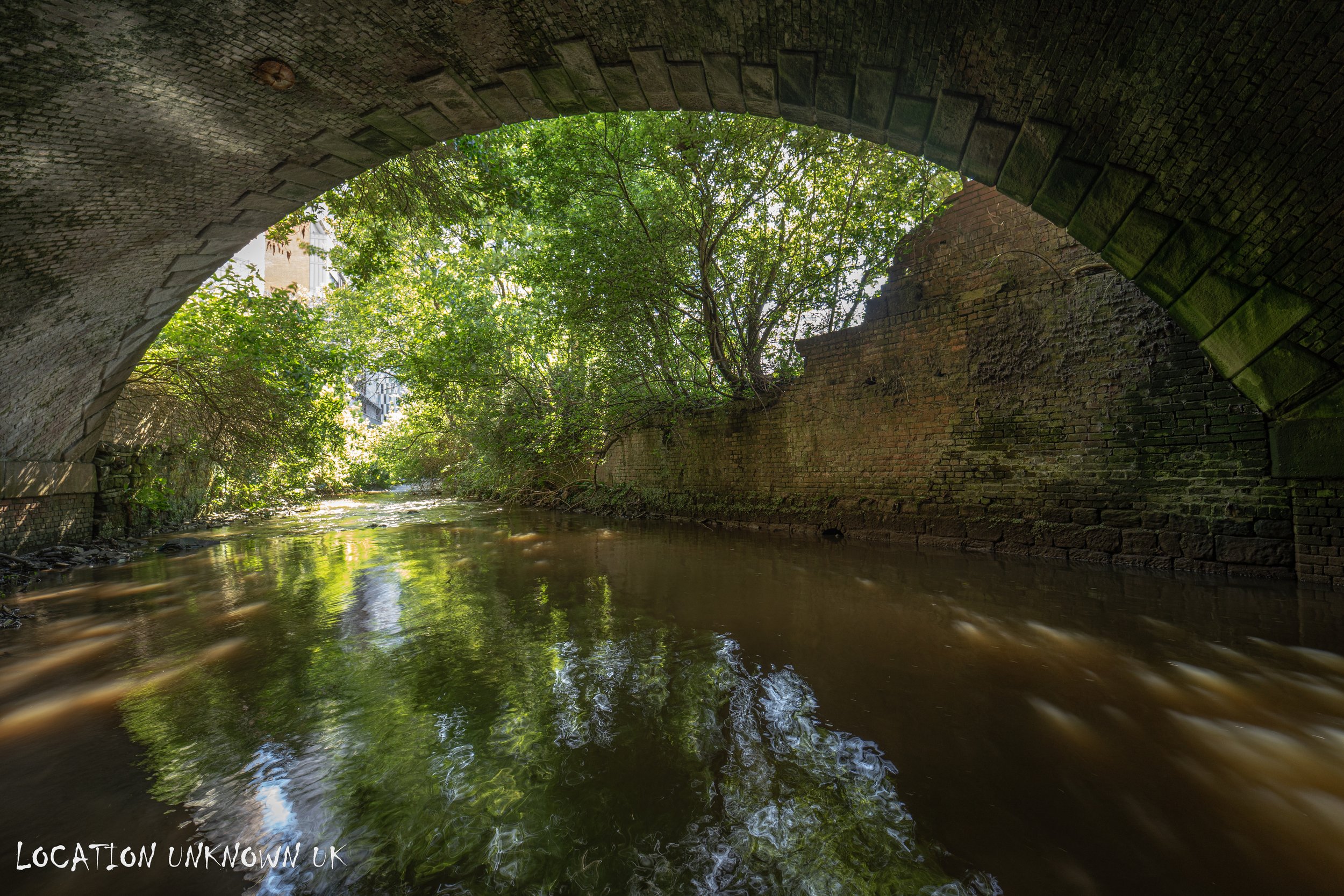 The first outfall on our journey underneath ‘Medlock street’.