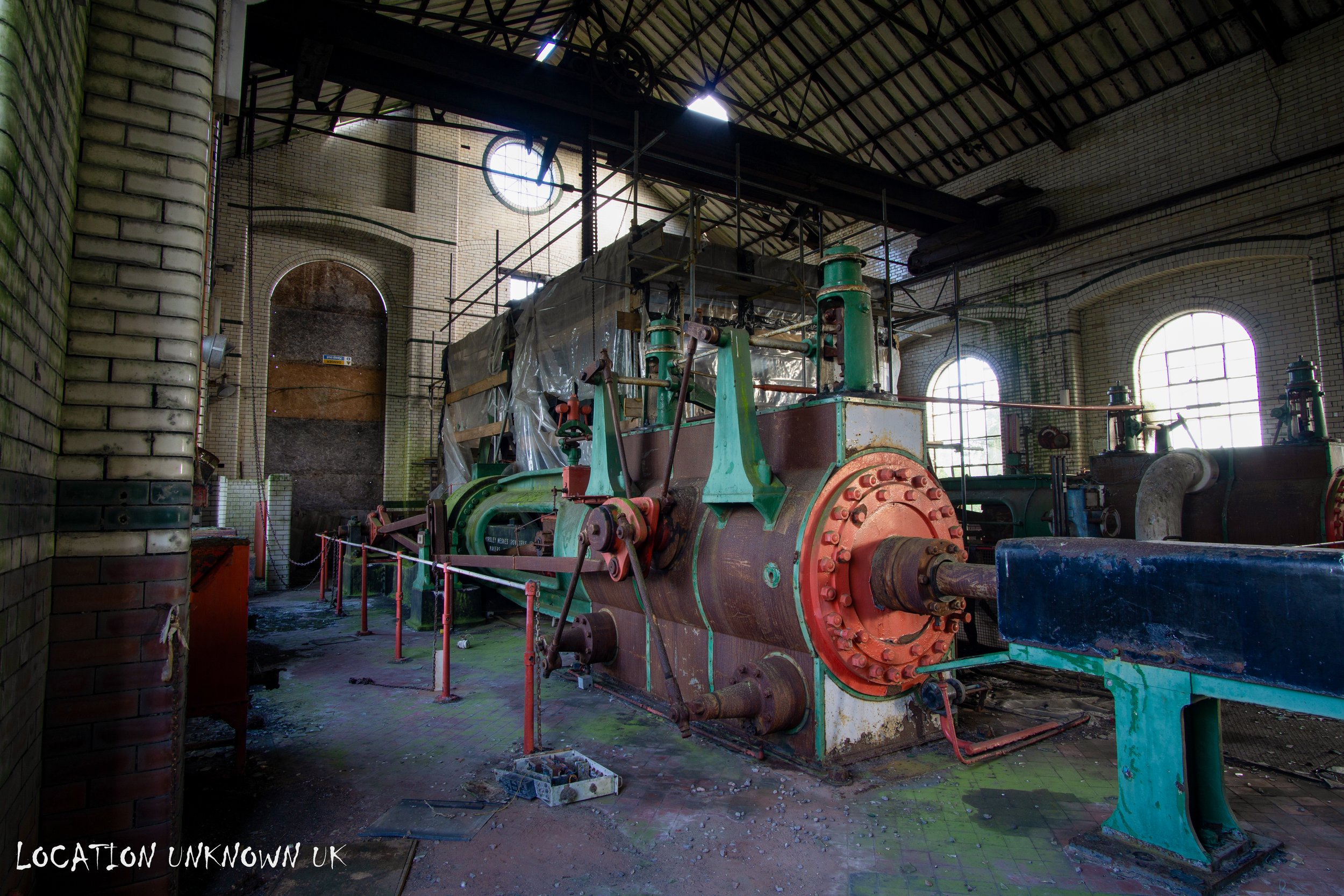 Inside the Hesketh winding house.