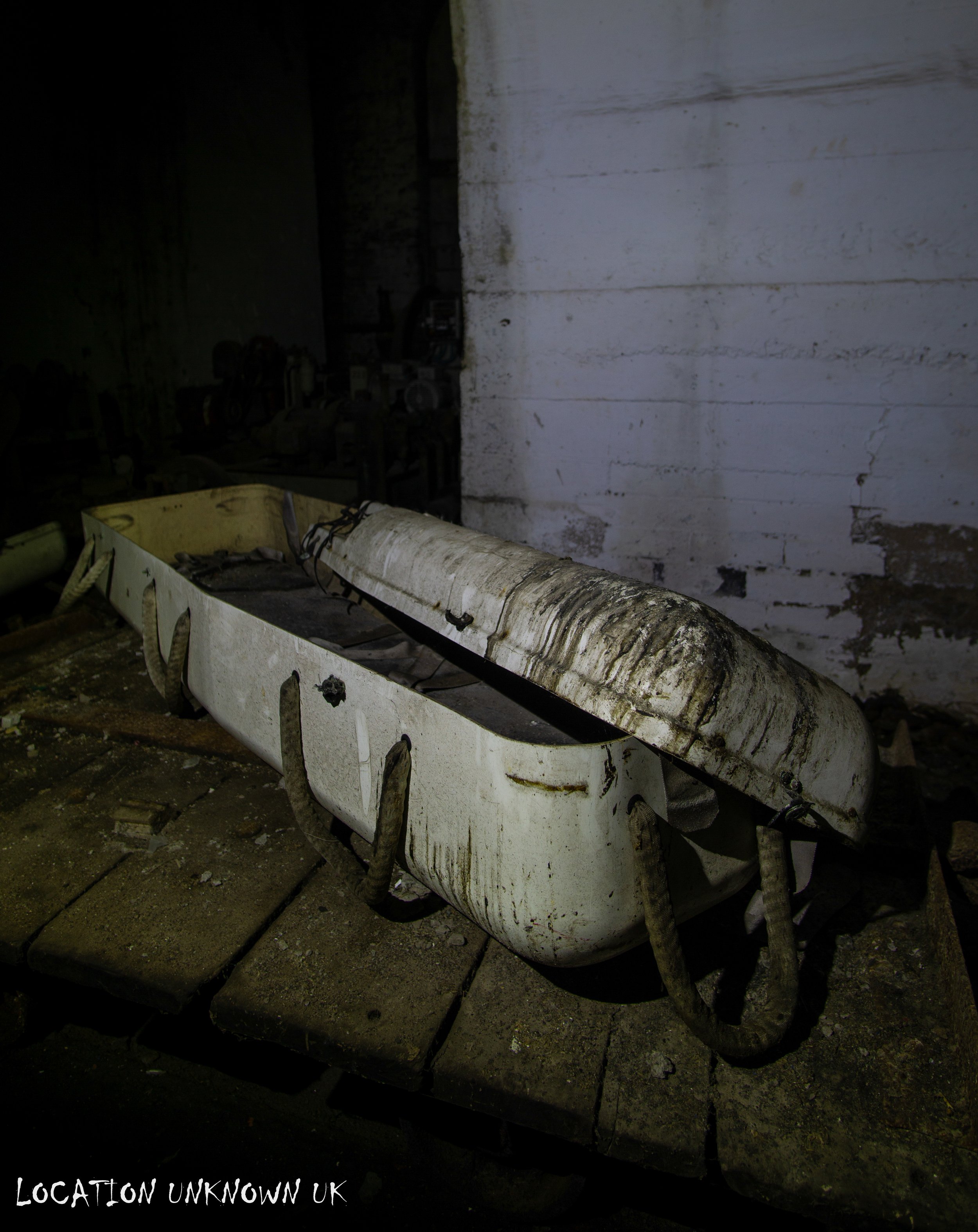 Not a coffin and would have been used for rescue purposes.