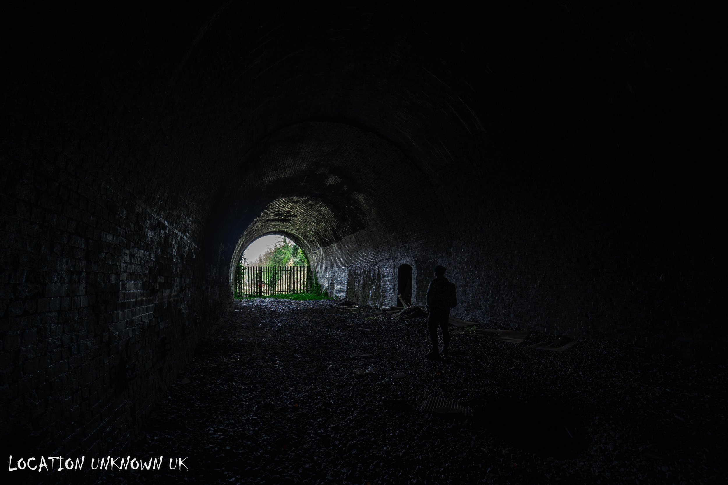 Looking out towards the northern portal.