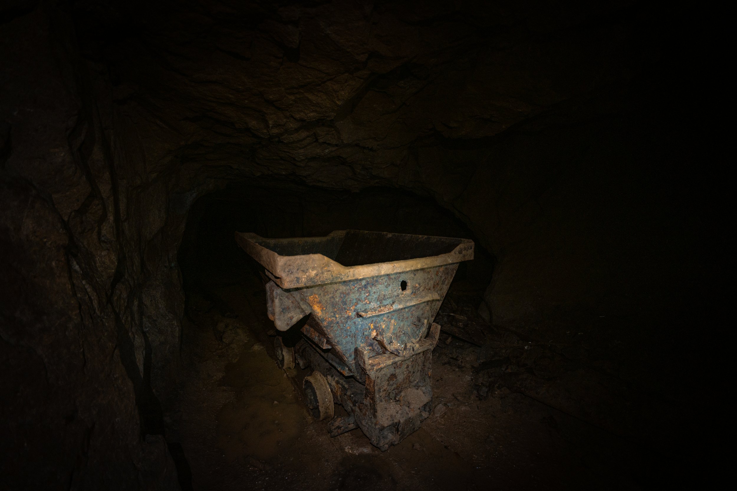 One of the many tipping carts.