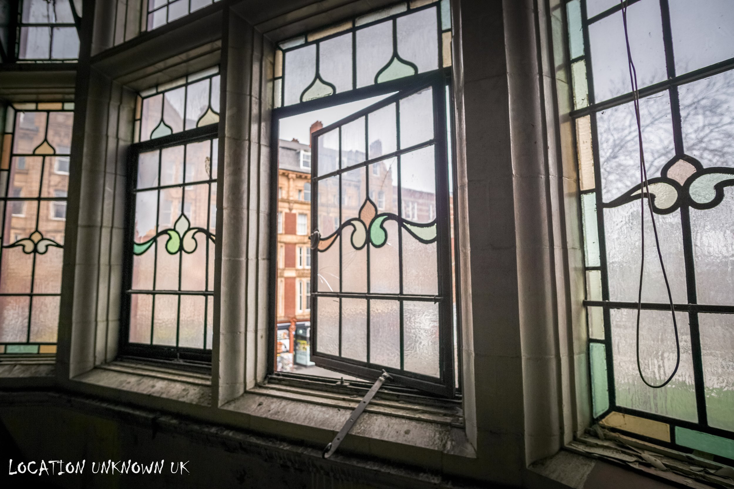Nice stained glass windows.