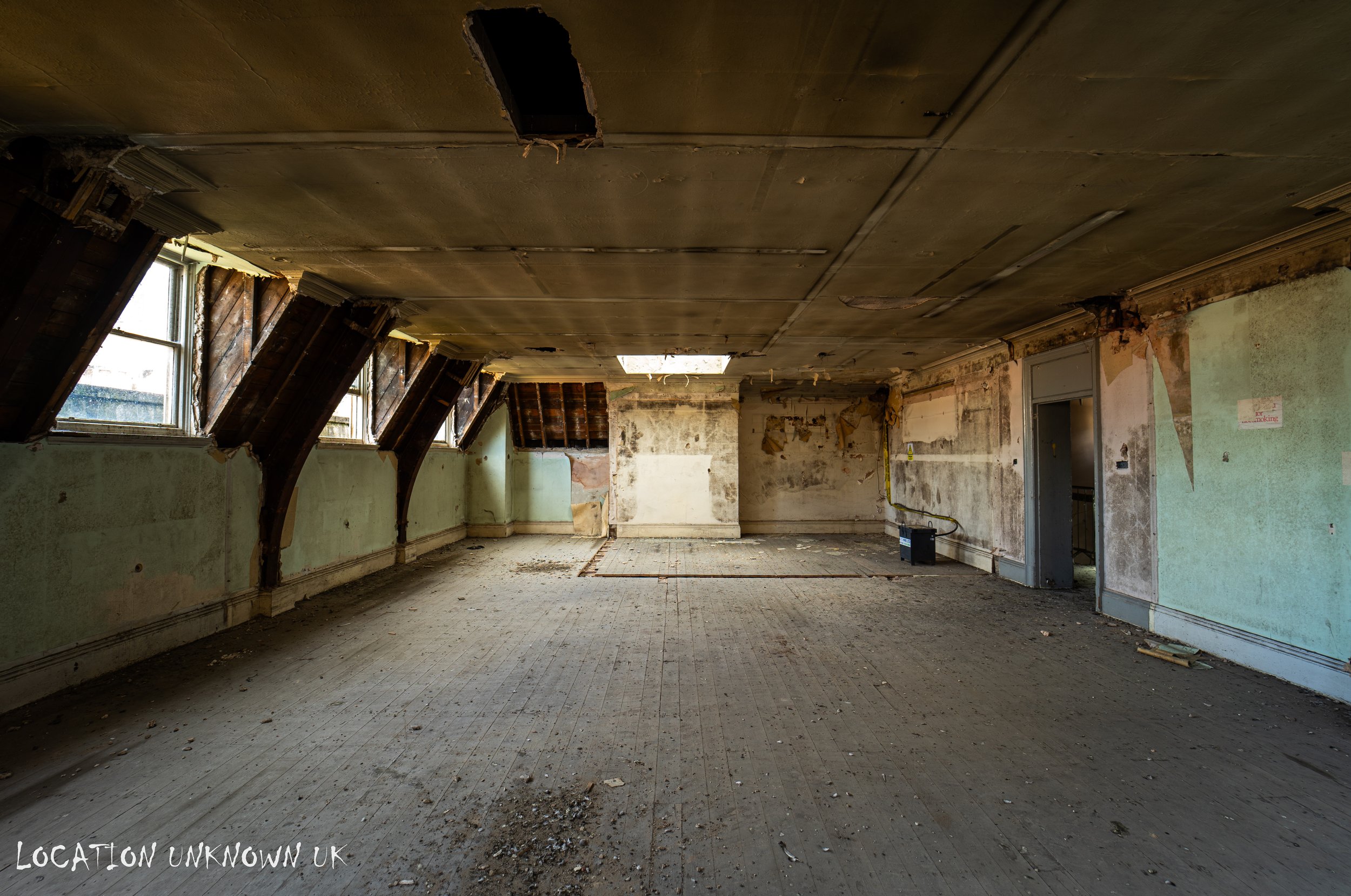 Offices stripped out.